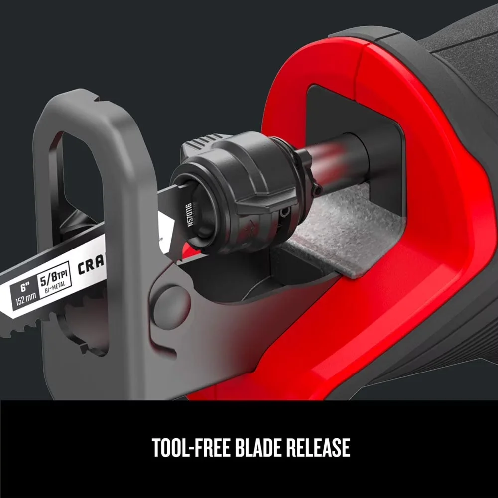 Quality Power Saw with Variable Speed, Tool Only (), Part of the V20 cordless system - Red Model D7D0C9