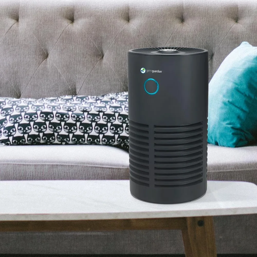 Innovative Air Purifier with Filter Change Indicator, UV-C, Removes Odors - Black Model 52F4AA