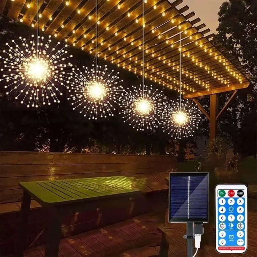 Essential Novelty Light with LED, Solar, Waterproof - Yellow for Patio Model A7E639