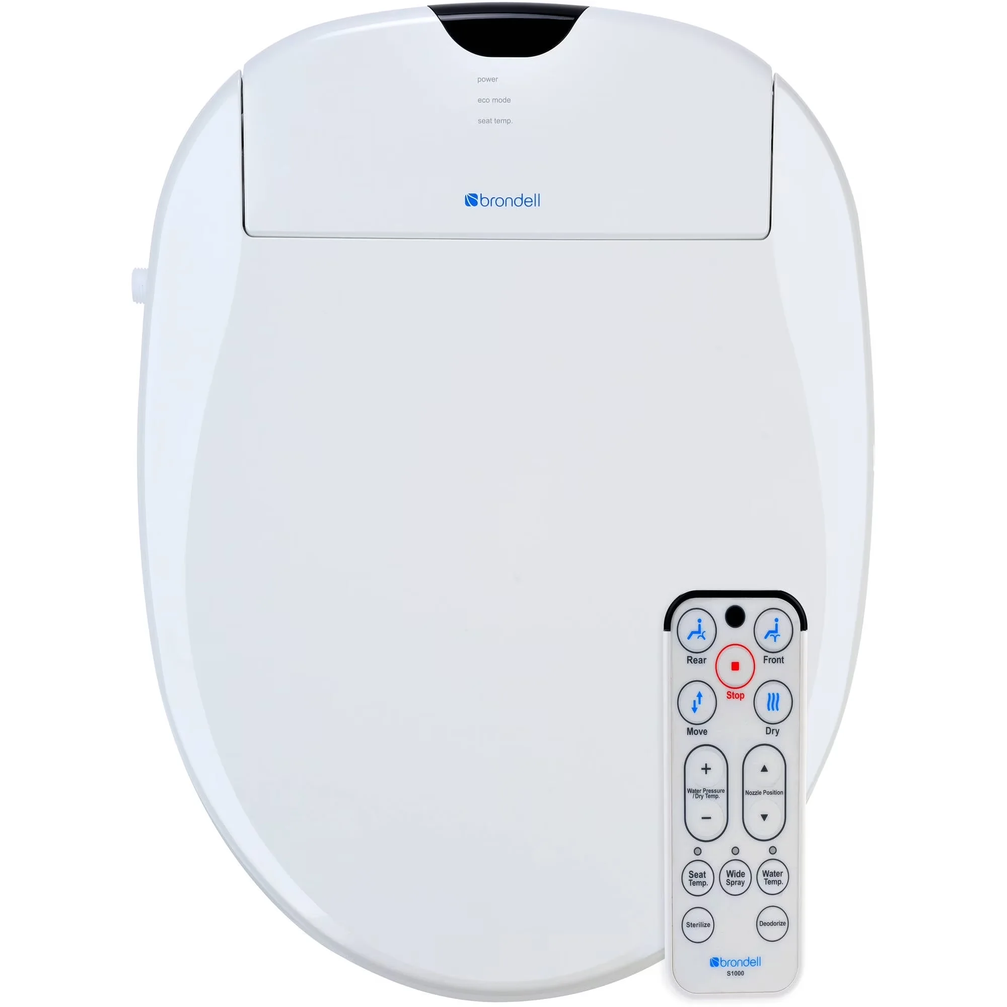 Toilet Seats And Lid Modern with Heated Seat, Instant ceramic core heater, White - Plastic White Model 776230