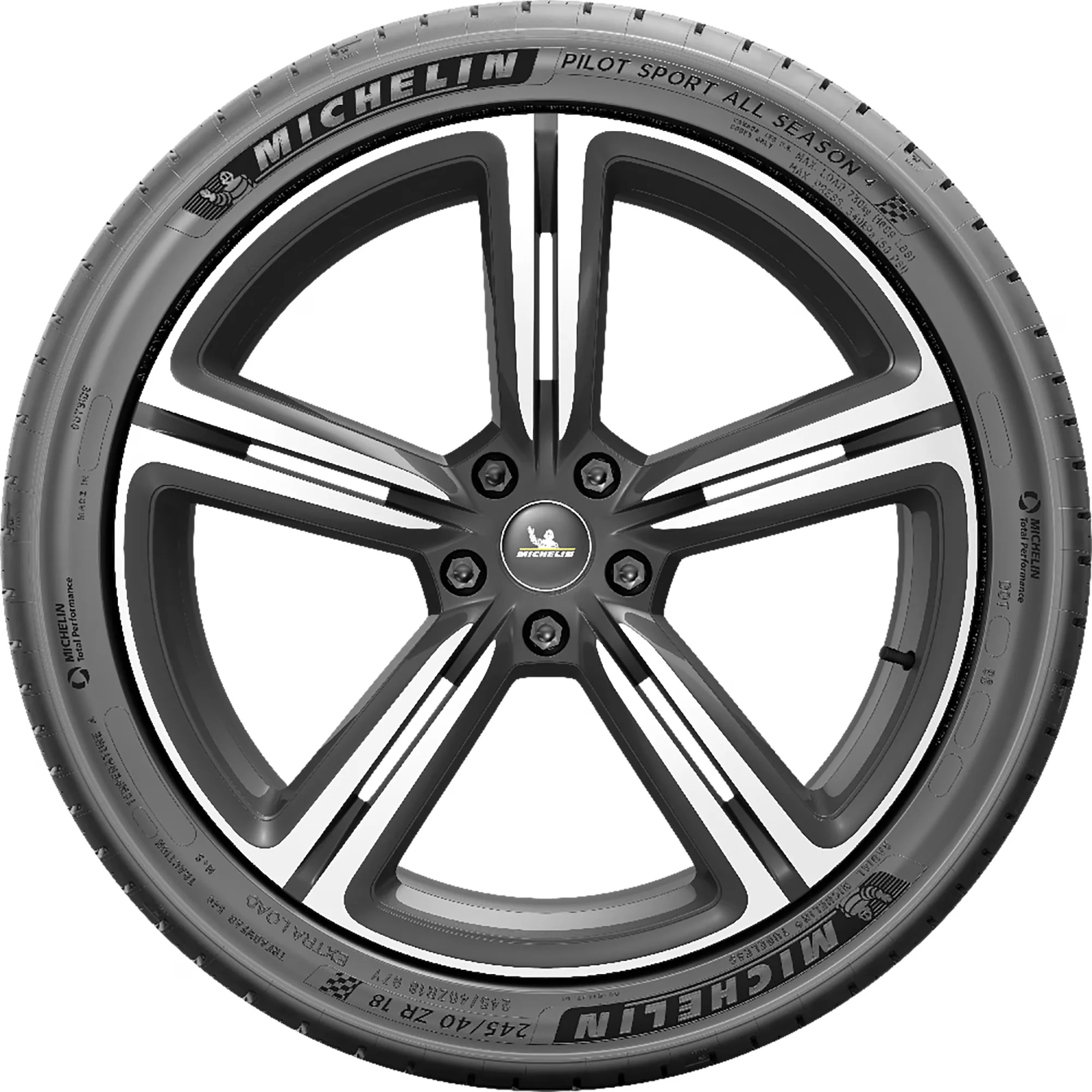Compact Car Tire with Wet Or Dry, Standard Limited Warranty: 6 years, Pilot Sport All-Season 4 325/ (101Y) - Model 134DBC
