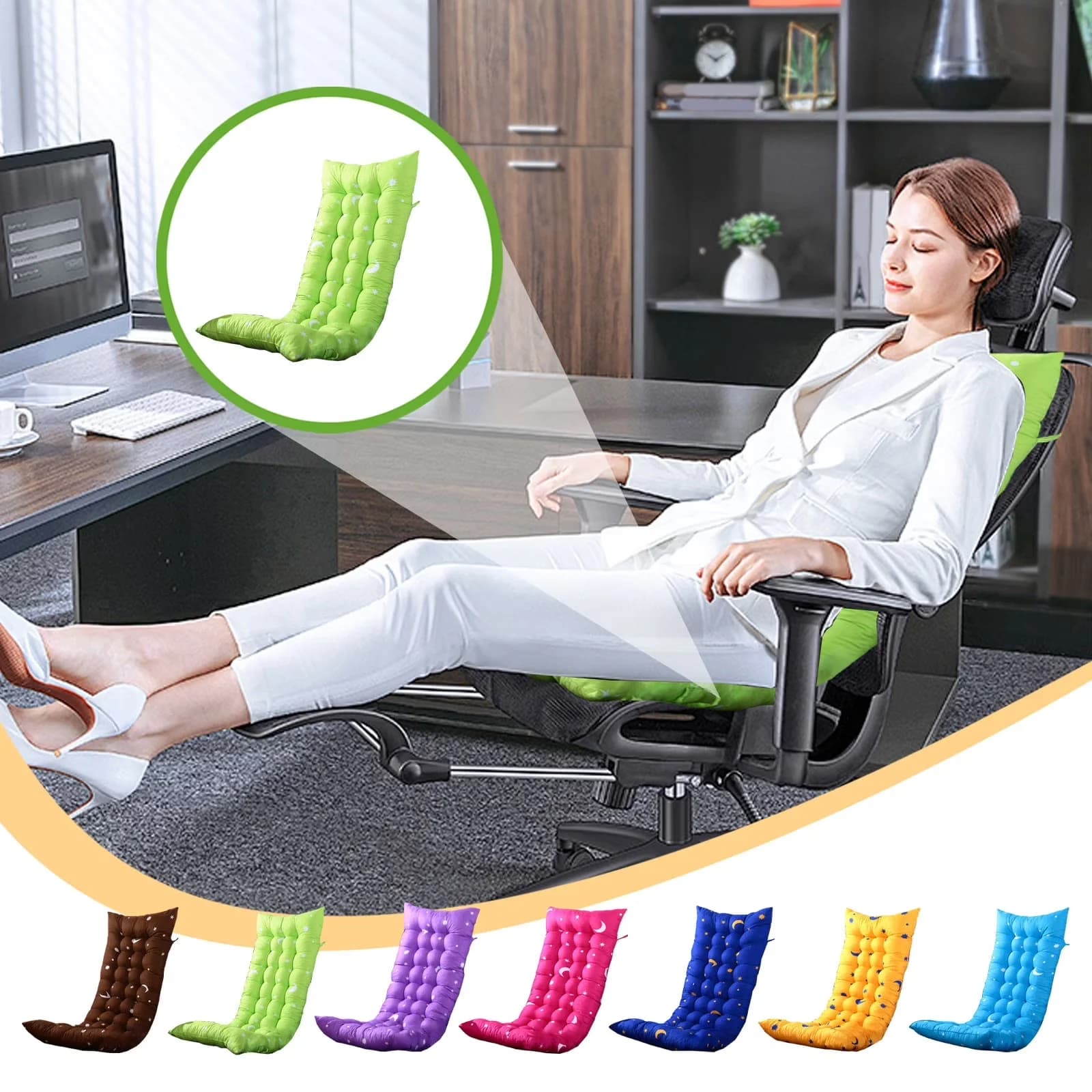 Patio Chair Quality with Rocking, Chaise Lounger Cushions - Sky Blue Nylon,Spandex for Indoor, Outdoor Model D799EB