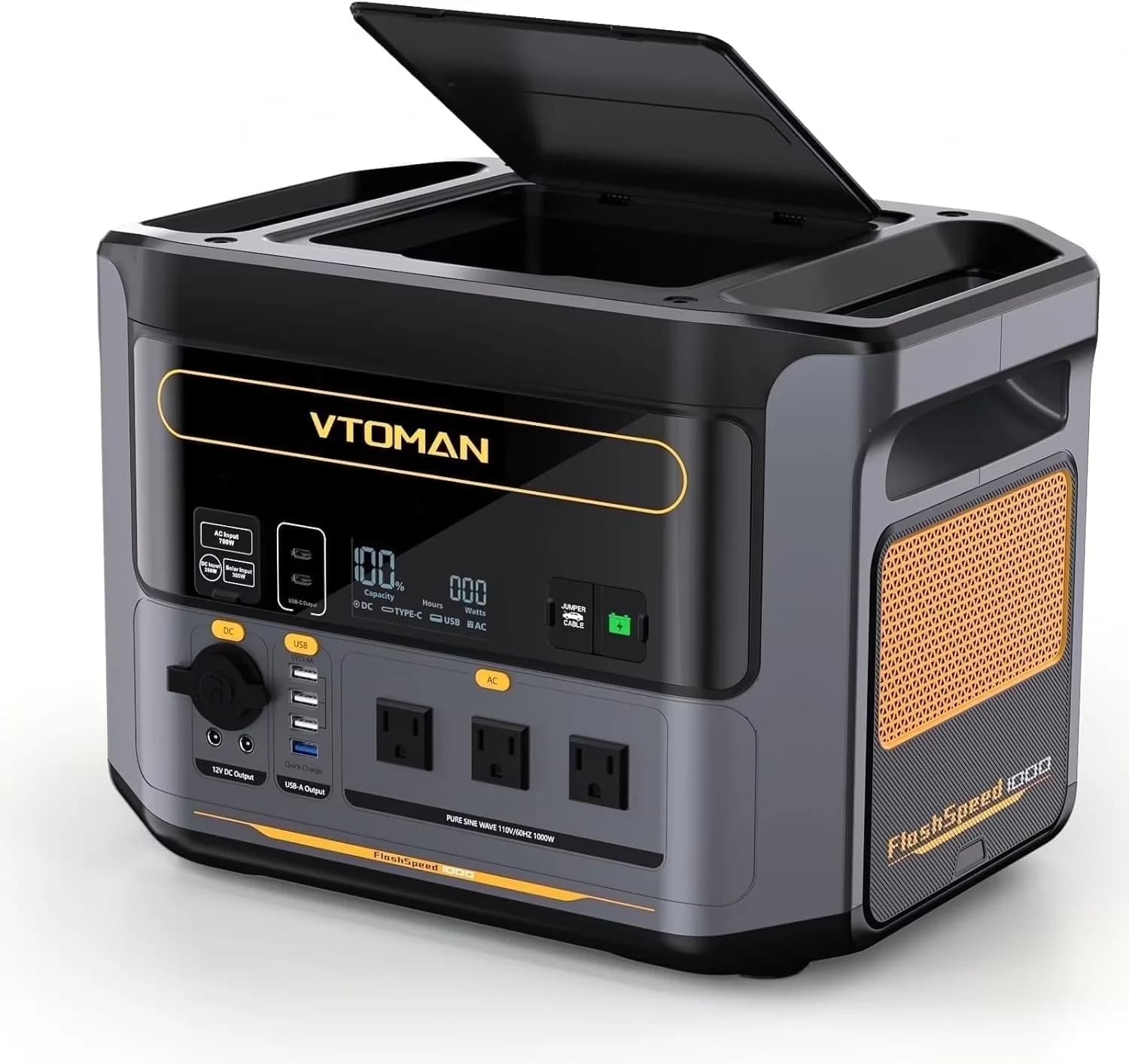 Generator Premium with 1000W, Short Circuit Protection for Home, Outdoor - Model 7720A0