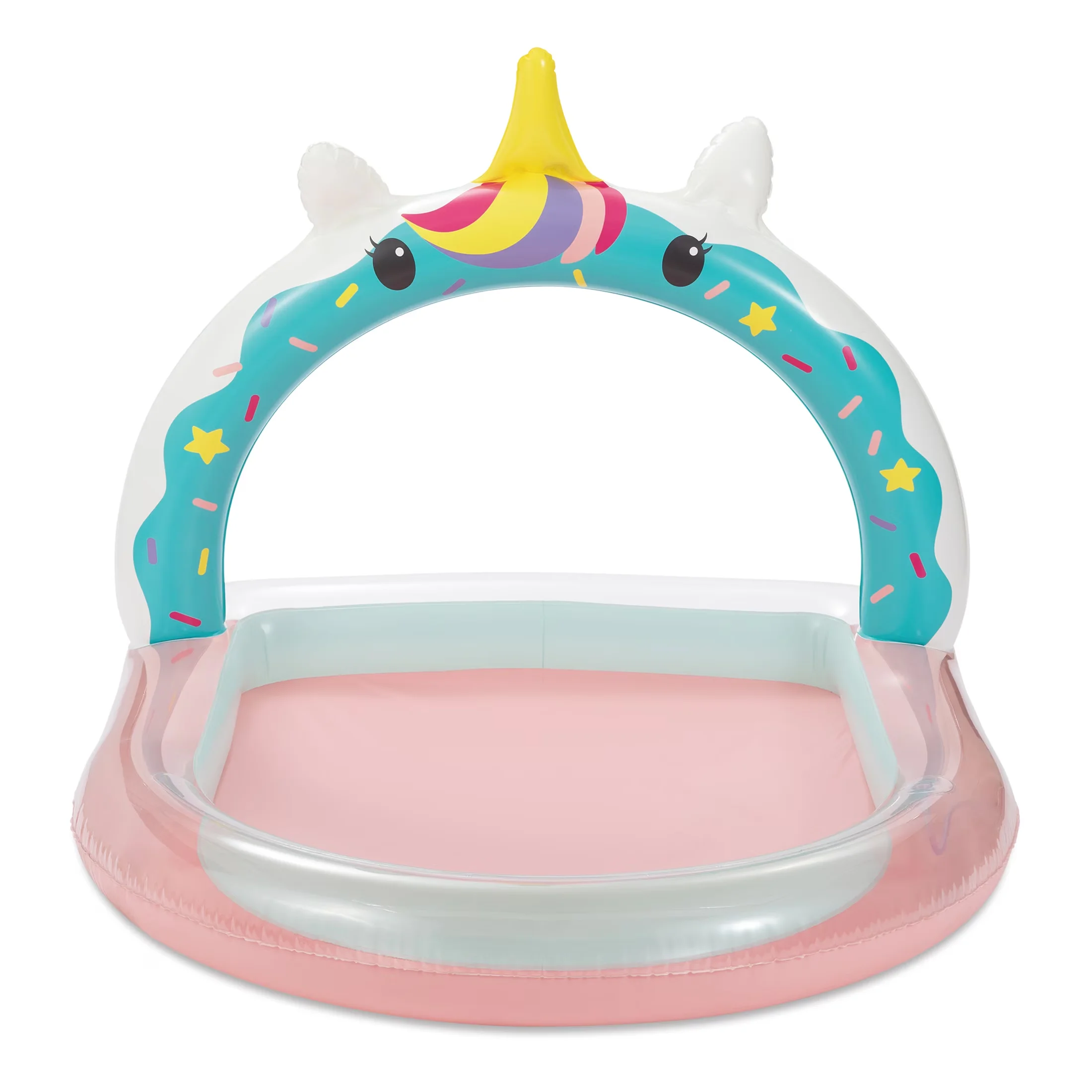 Inflatable Pool Premium with Repair patch included, Refreshing splashing pool, Fun magical unicorn design - Multicolor Model 264CB4