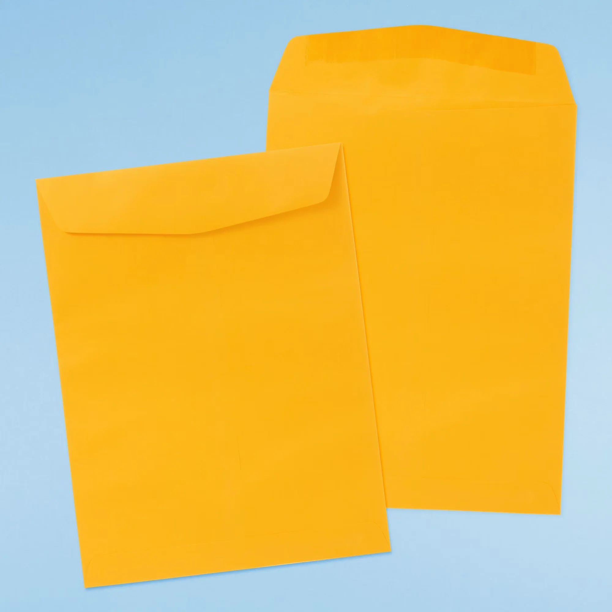Quality Moving with Color: Sunflower, 9 x 12 Open End Envelopes - Yellow Model 4B3B8C