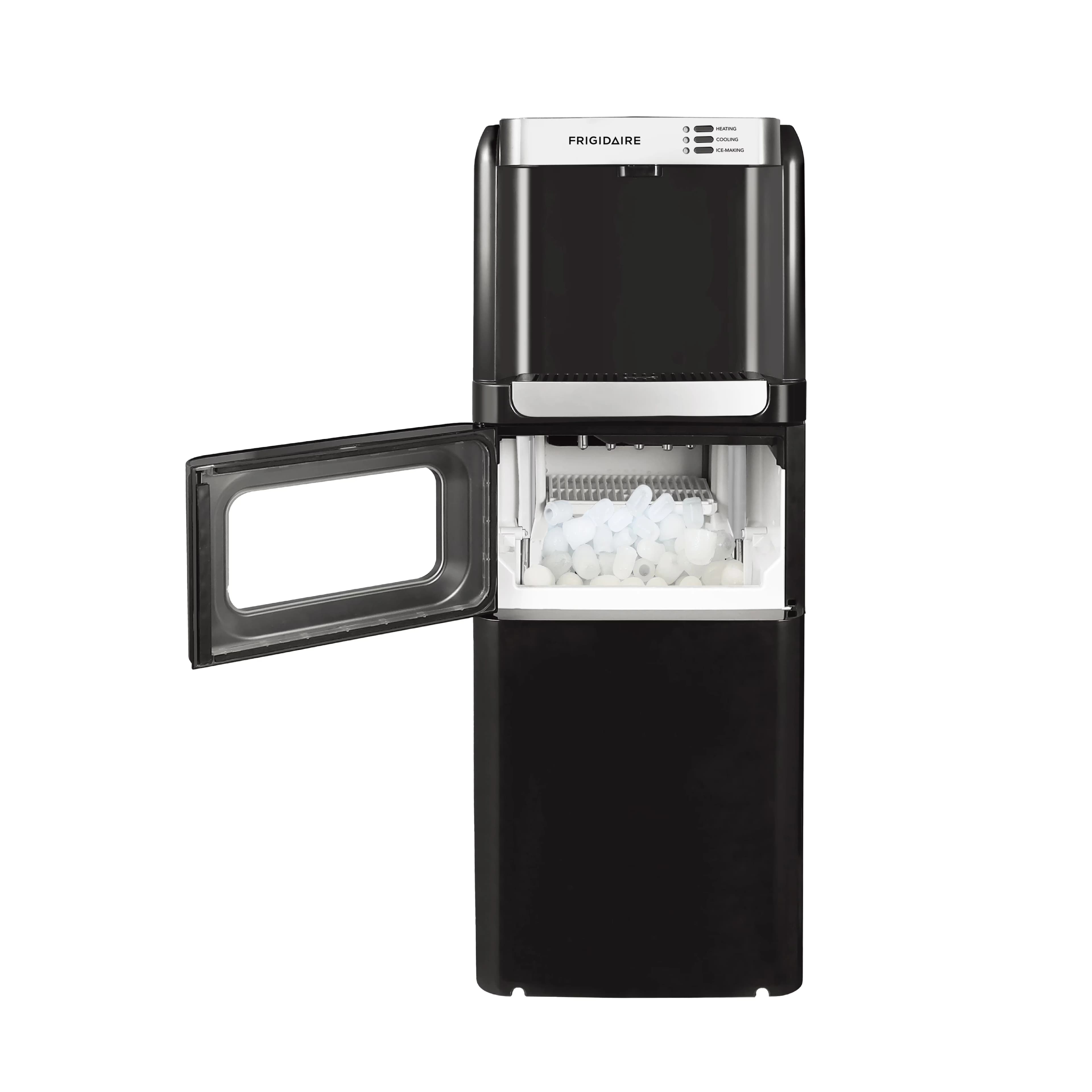 Modern Water Filtration with Child Safely Lock, Temperature Control, Black - Stainless Steel Black Model 6243F2