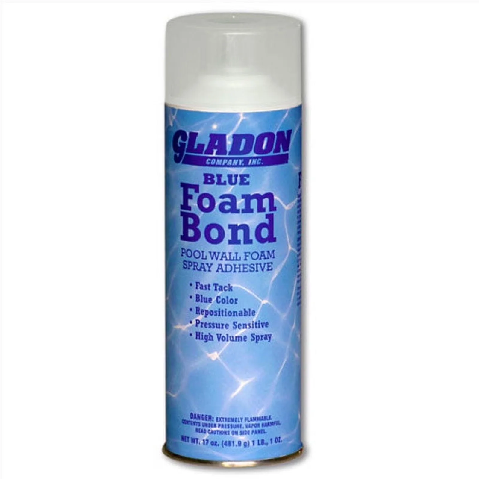 Durable Adhesives Glues In Paint Supplies Tool with 17 oz Can, 24 oz can hi-tack adhesive - Blue Adhesive Model 17E5EA