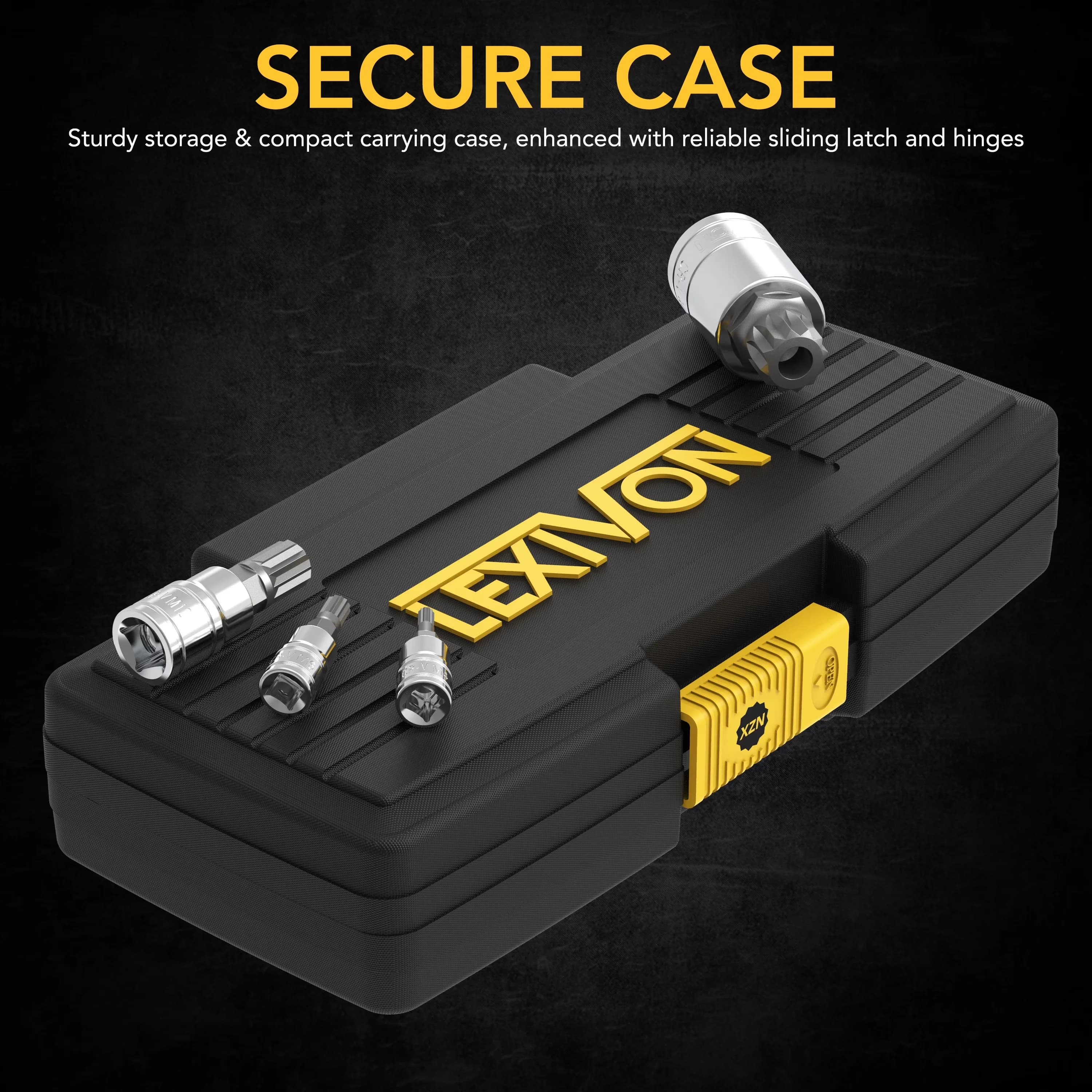 Pro Tool Premium with Resistant To Rust Or Corrosion, Enhanced Storage Case (Lx-145) - Steel Black Model 4584C0