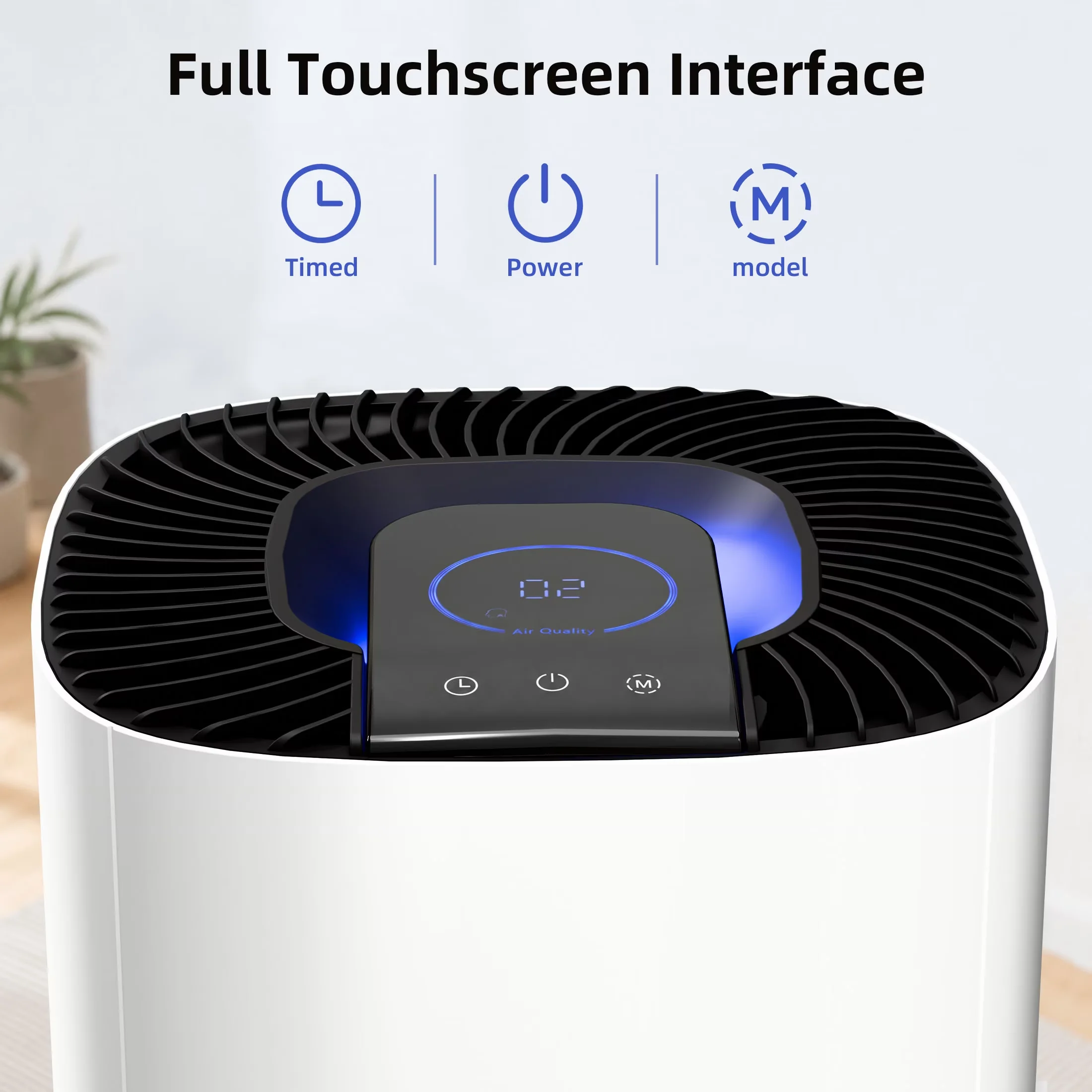 Air Purifier Classic with Variable Speed - White H13 - Easy to Use Model D1B163