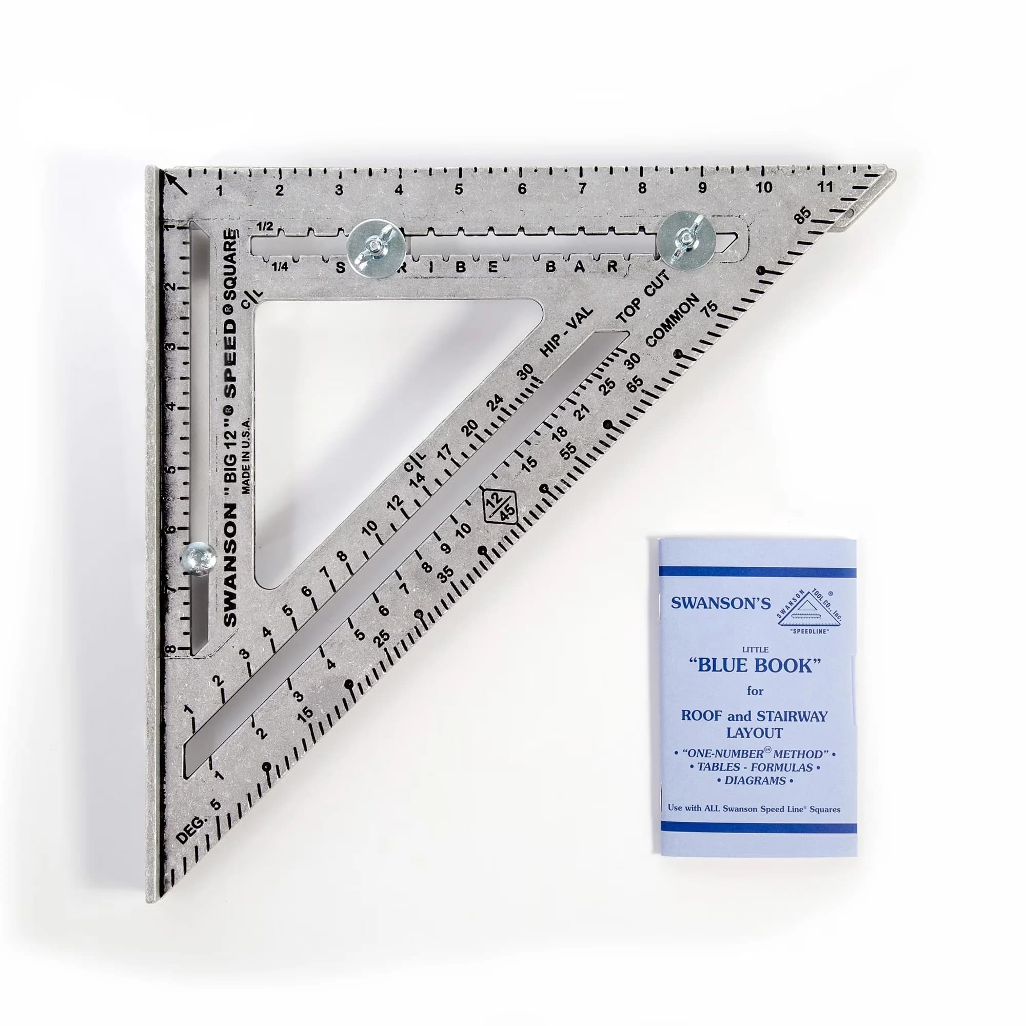 Classic Measuring Layout with Easy To Use, Easy To Read - Heavy-Gauge Aluminum Alloy Model AE191A