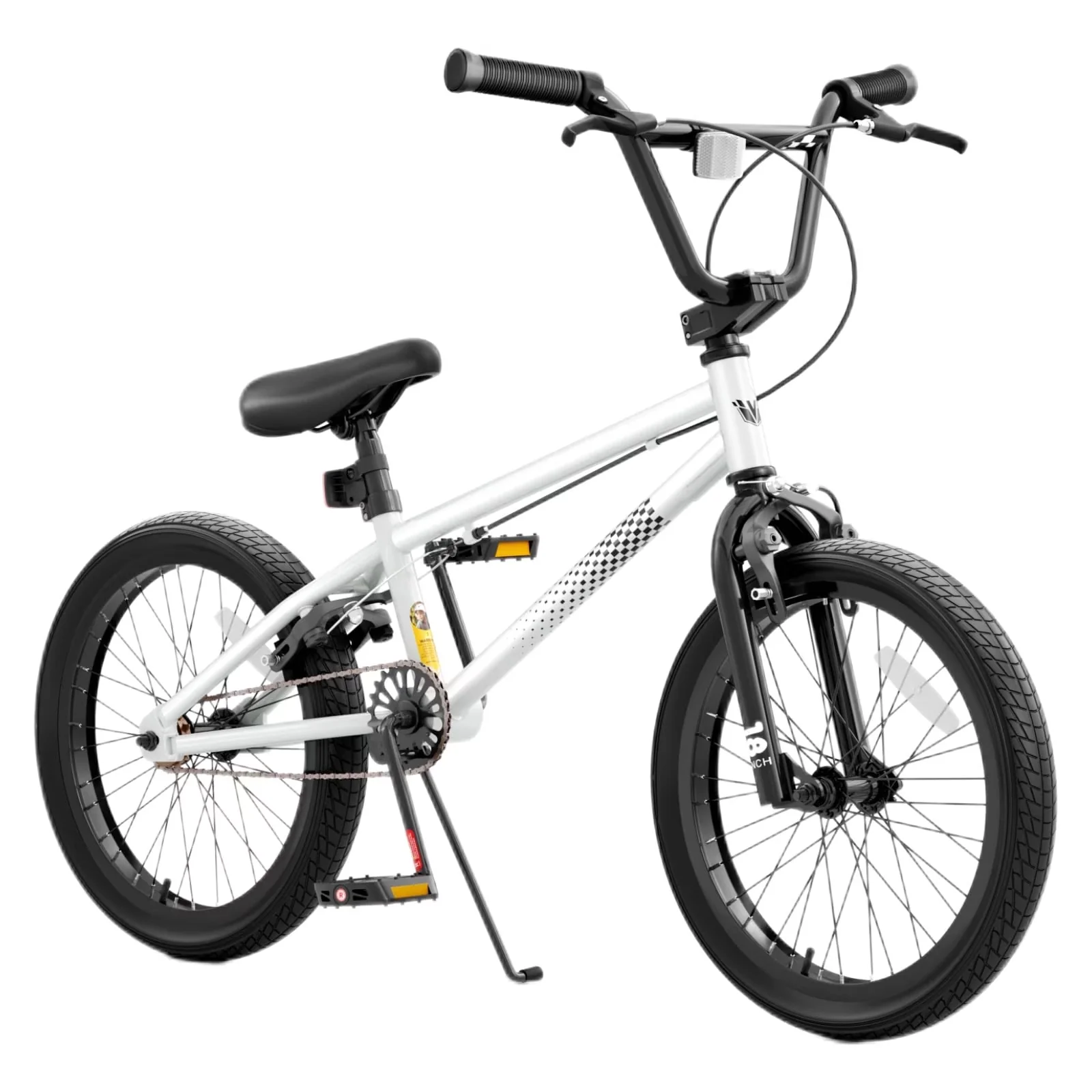 Kids Bike Reliable with Adjustable Seat, Adjustable Seat Height, Adjustable Speed - White Model 922995