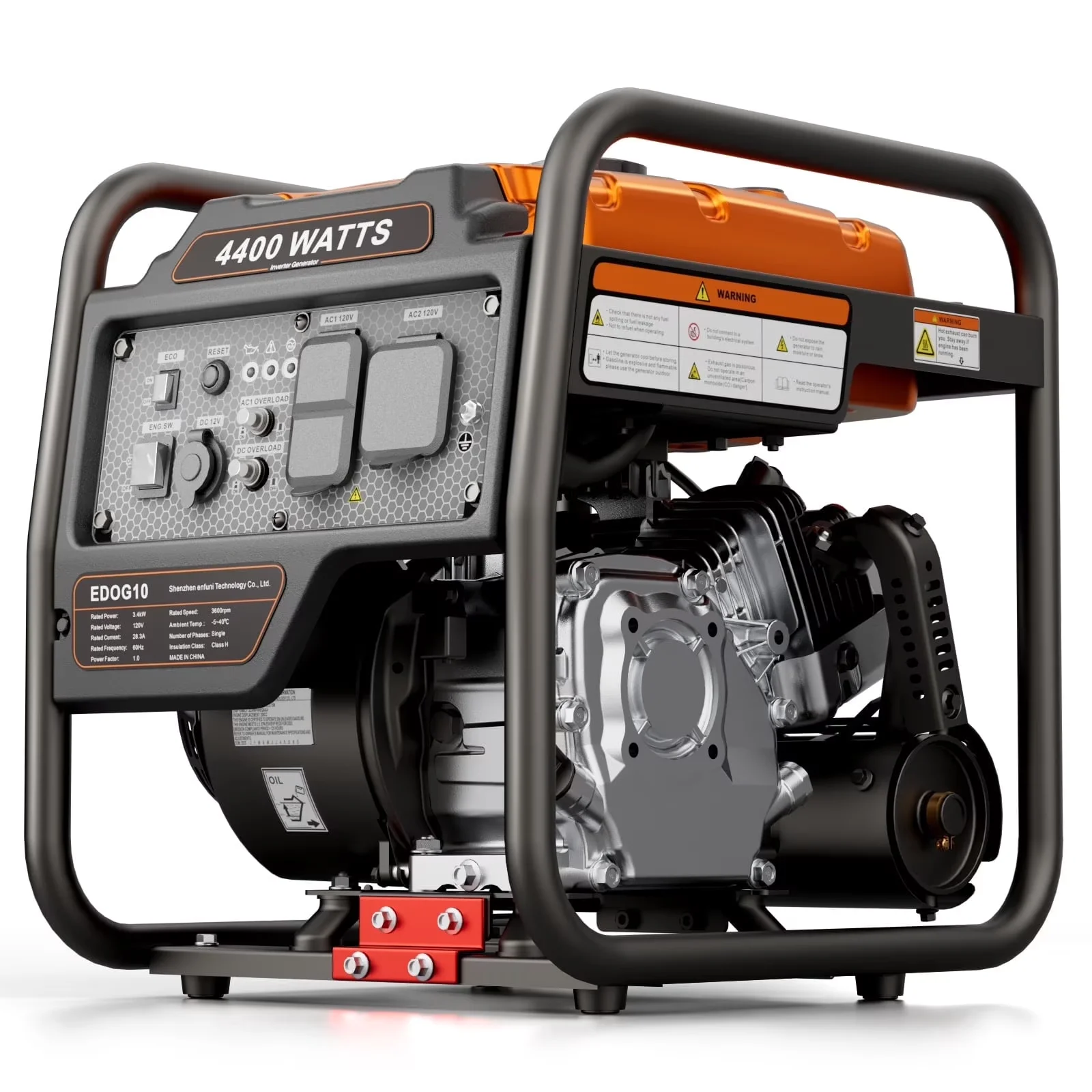 Classic Generator with 4400W, Low Oil Shutdown, Gas Powered for Home, Outdoor - Model 73A746