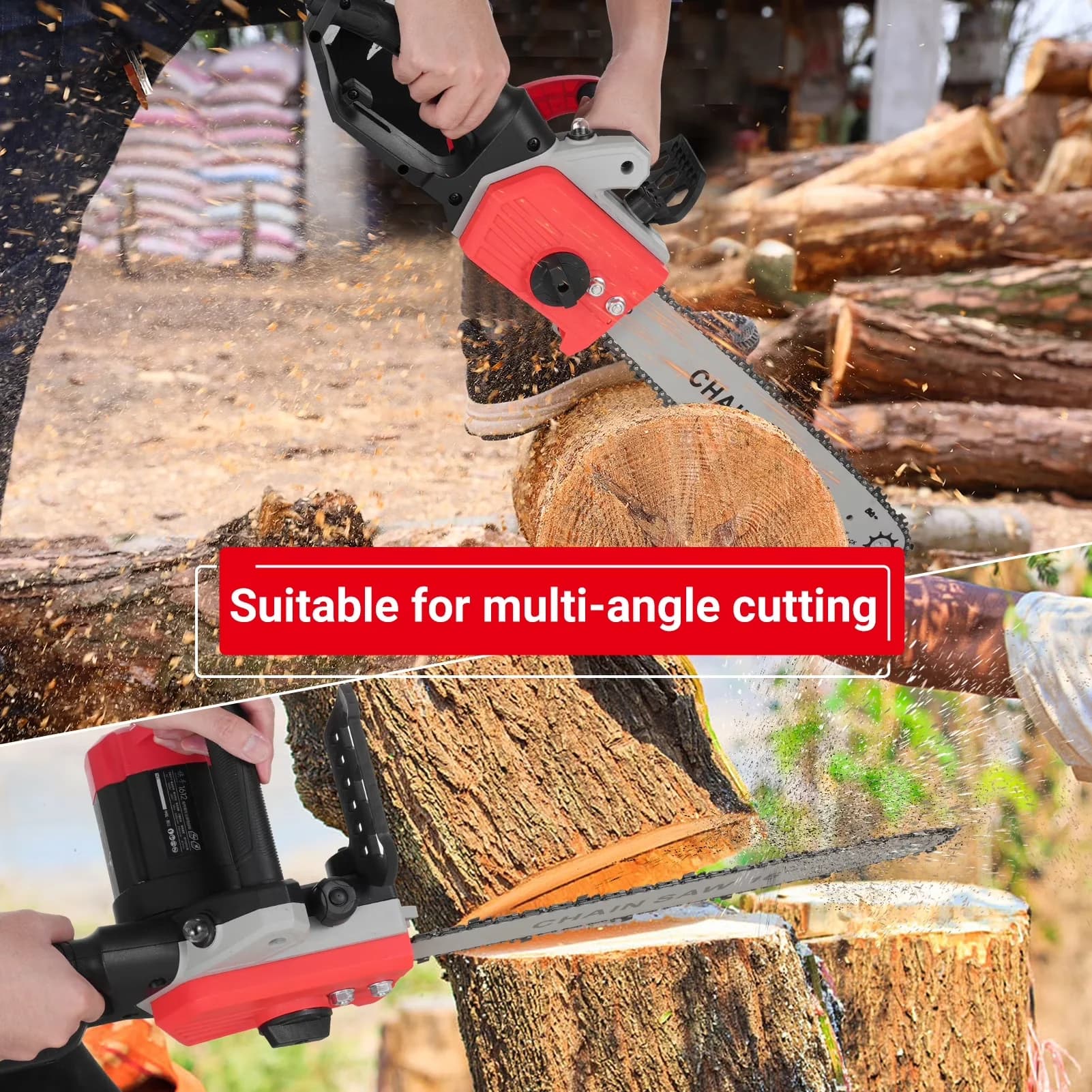 Reliable Chainsaw with Automatic Chain Oiler, 12-Amp Electric Corded, 16-Inch Guide Bar - Model B431DB