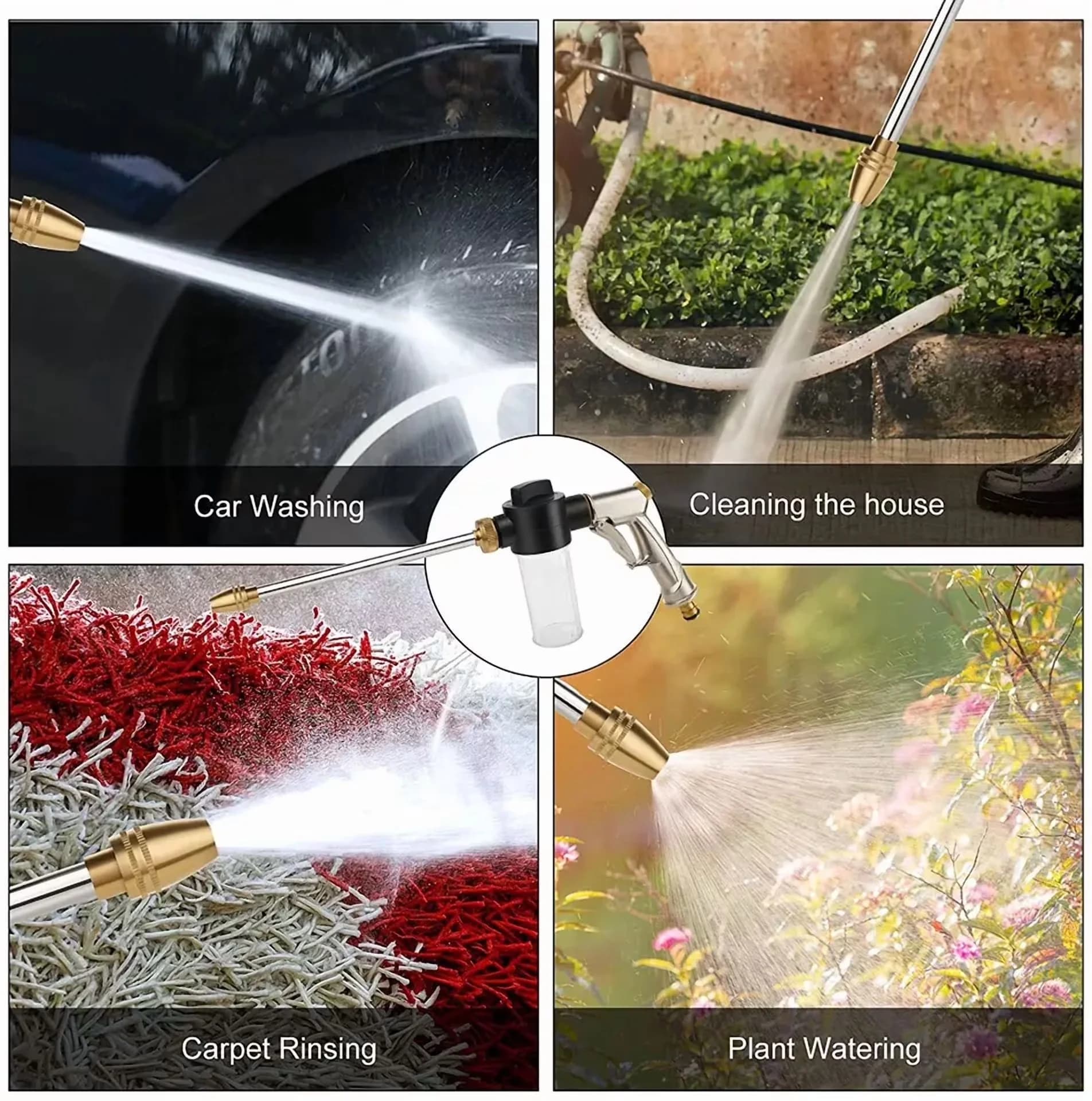Innovative Replacement Parts Accessory with Adjustable Wand, Useful for both indoor and outdoor use. - Model 9823A4