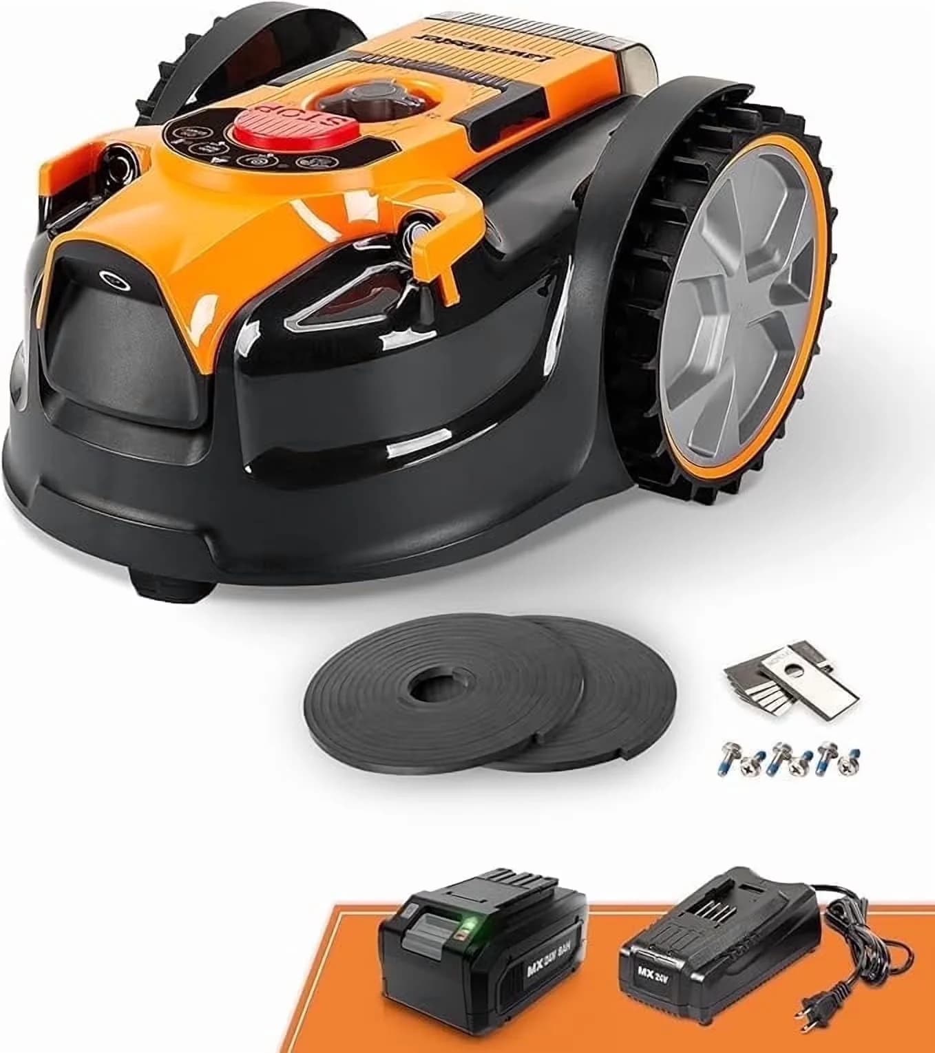 Push Mower Reliable with Battery, Robotic, Optical Navigation - 2000-3500 Model 4BA8A9