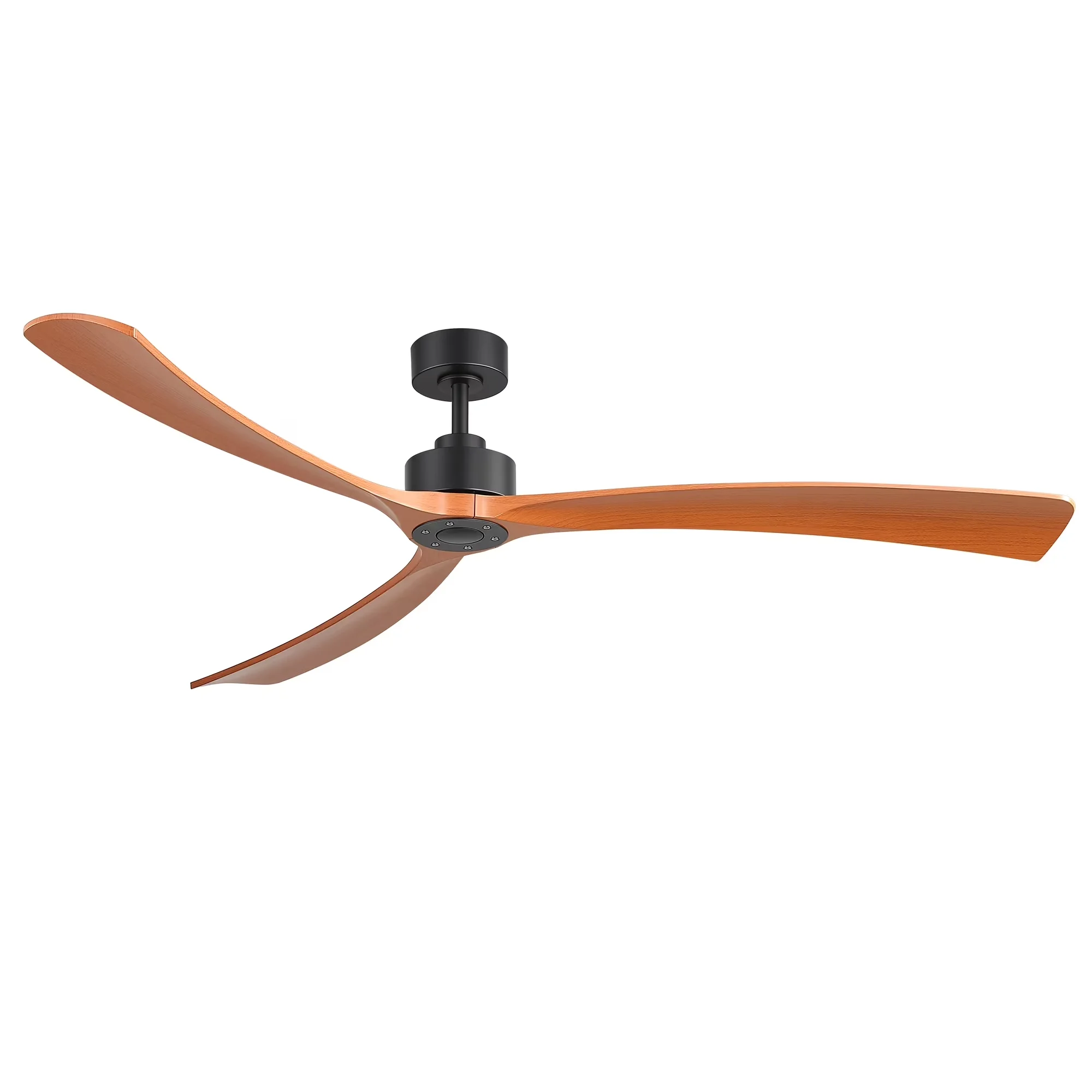 Ceiling Fan Modern with Eco Friendly, Reverse Airflow, Remote Controlled - Plastic Black for Living Room, Patio Model C6BA7F