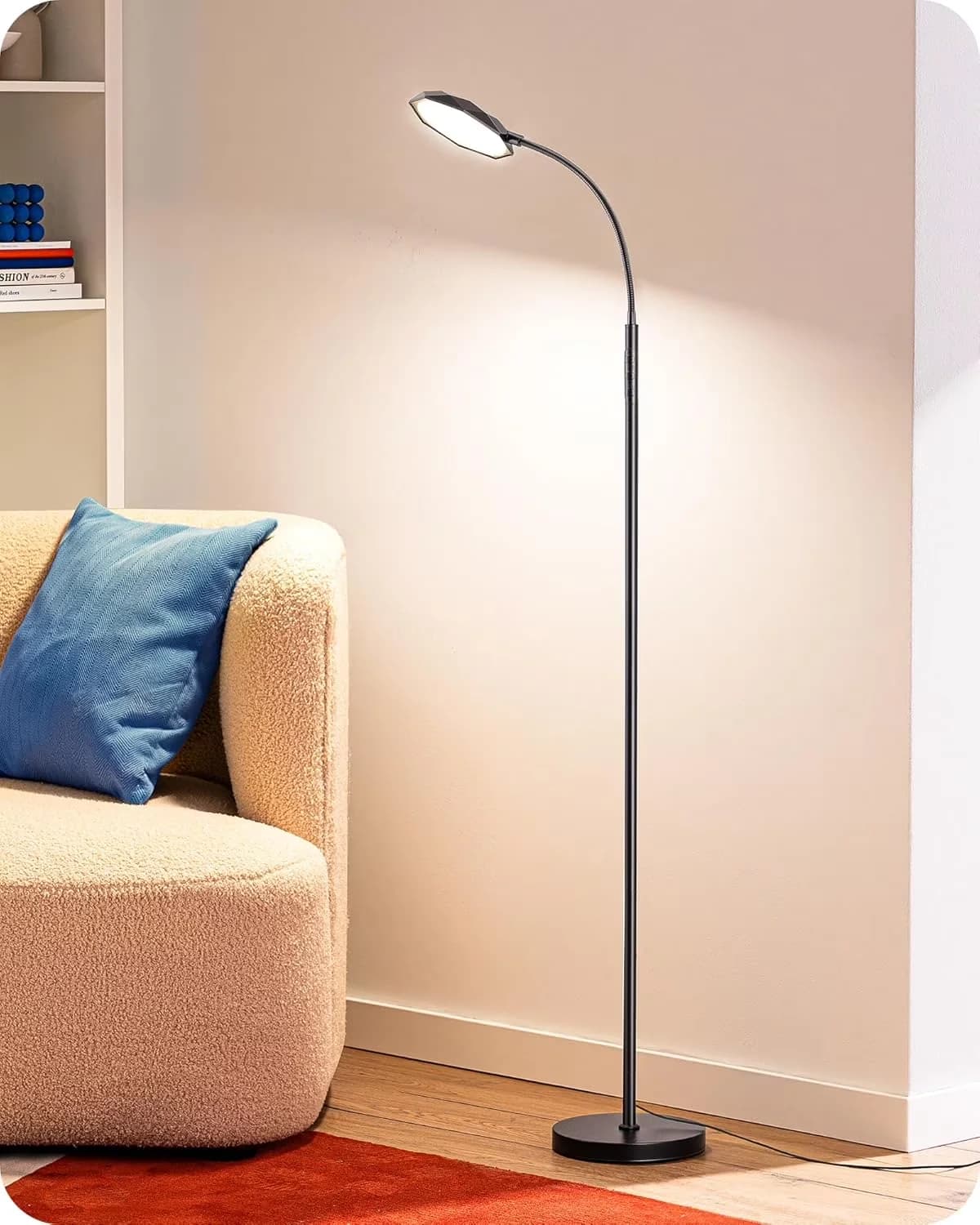 Premium Lamp with LED, Super Bright Reading Floor Lamps for Living Room - Model 6397FE