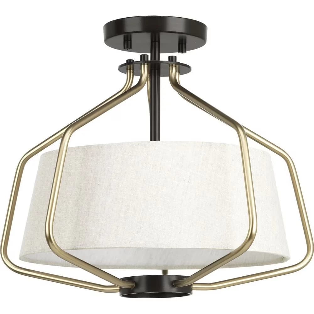 Ceiling Lights Fixture Premium with Incandescent, Farmhouse, Energy Efficient - Steel Bronze Model D9BDF0