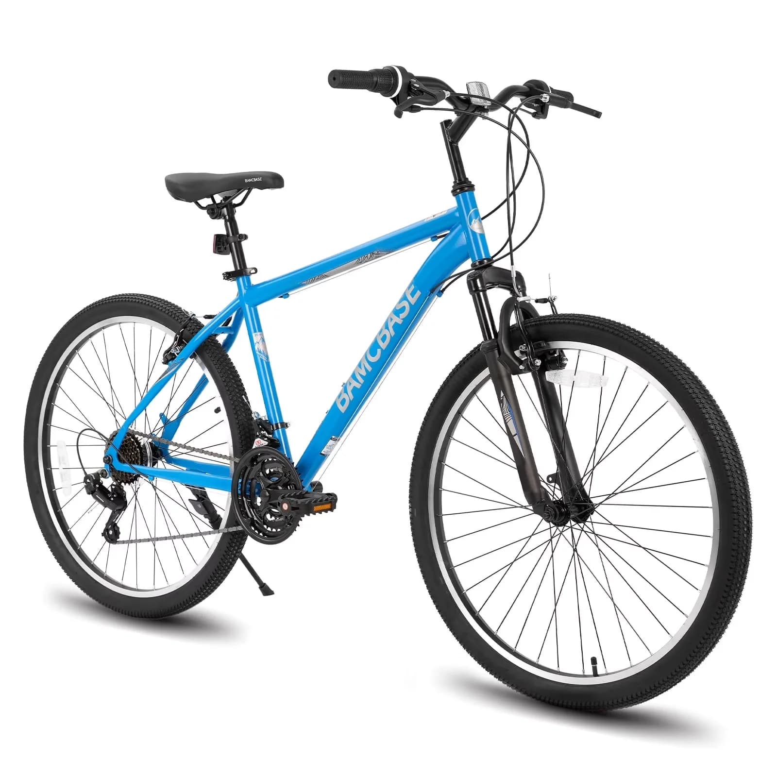 Mountain Bike Innovative with Hardtail Bicycle, Mens Womens MTB - Blue Model 76D019