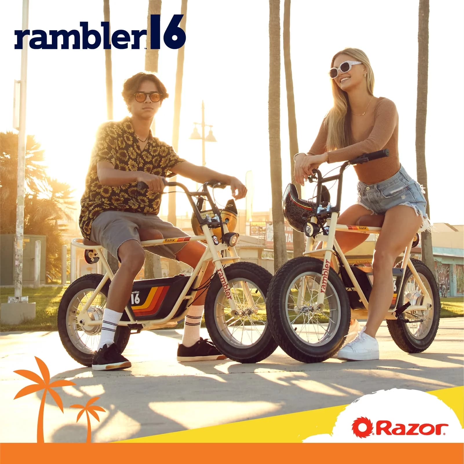 Classic Scooter with 36V, Integrated Seat, Rambler 16 - Steel - Heavy Duty Model 3E39C8