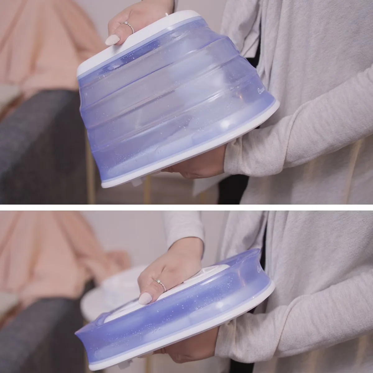 Humidifier Reliable with Humidifier, Cool Mist, Collapsible - Blue - Commercial Quality Model ECD82E