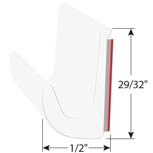 Quality Building Material with Easy Installation, White, Acryl Tape10 ft - Model 309DE8