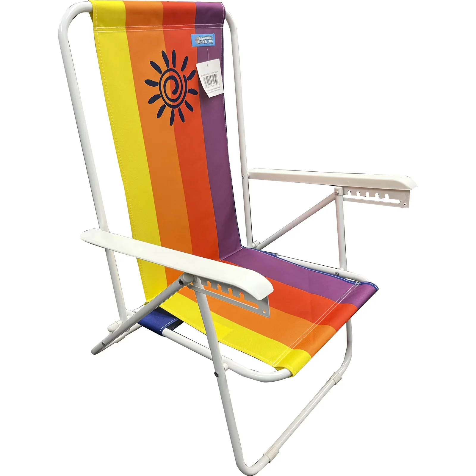 Professional Beach Chair with Adjustable, Folding, The Islander Group High Back Folding - Multicolor Model FE1434