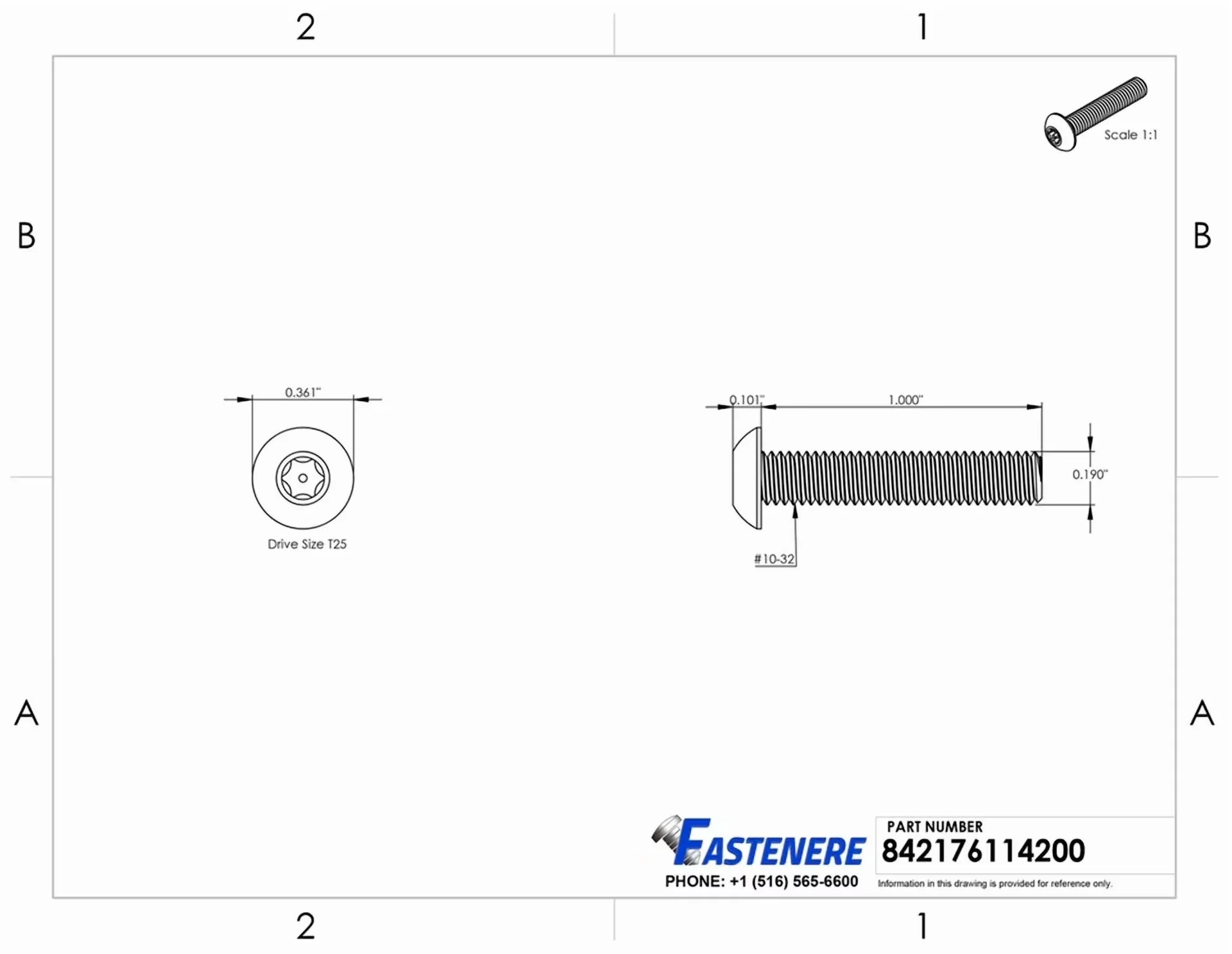 Reliable Fastener - 10-32 - Premium Collection Model 8E807C