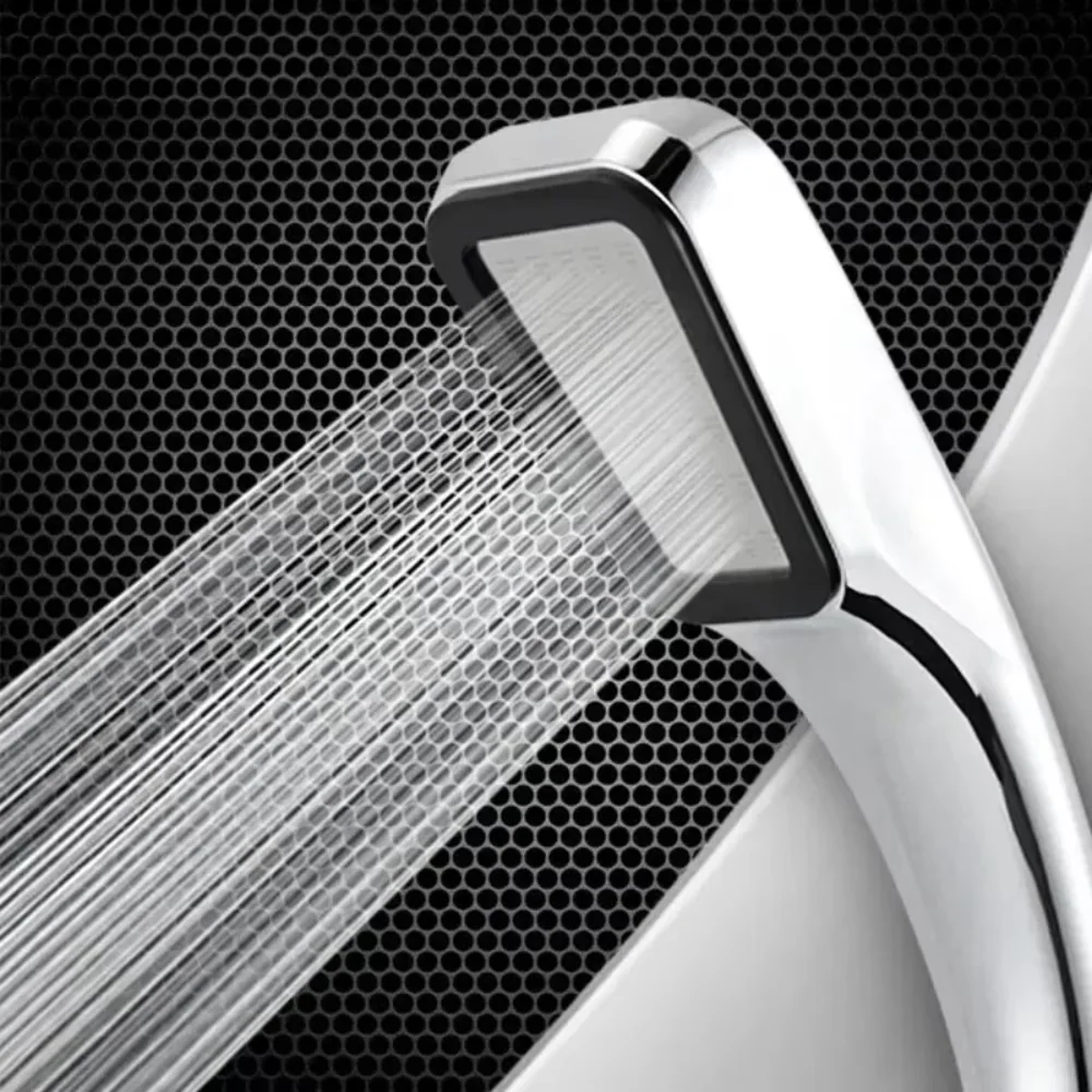 Essential Shower Head with Detachable, Bathroom Nozzle Accessories - Abs Chrome Version Model 1616C5