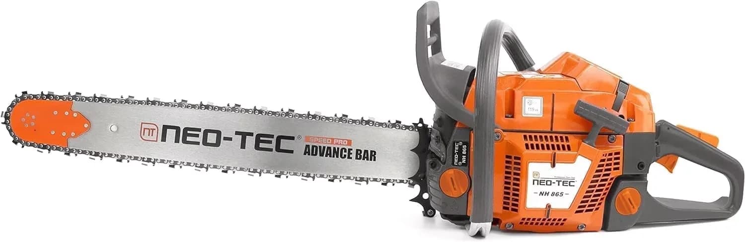 Modern Chainsaw with Anti-Vibration, 24-Inch Professional Chain Saw - Orange Model C78125