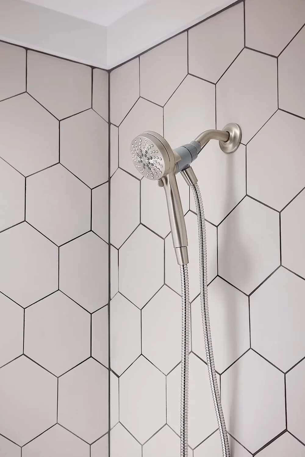 Sleek Shower Head with Universal, Sub Brand: Engage, Finish: Brushed Nickel - Metal Model B8606C
