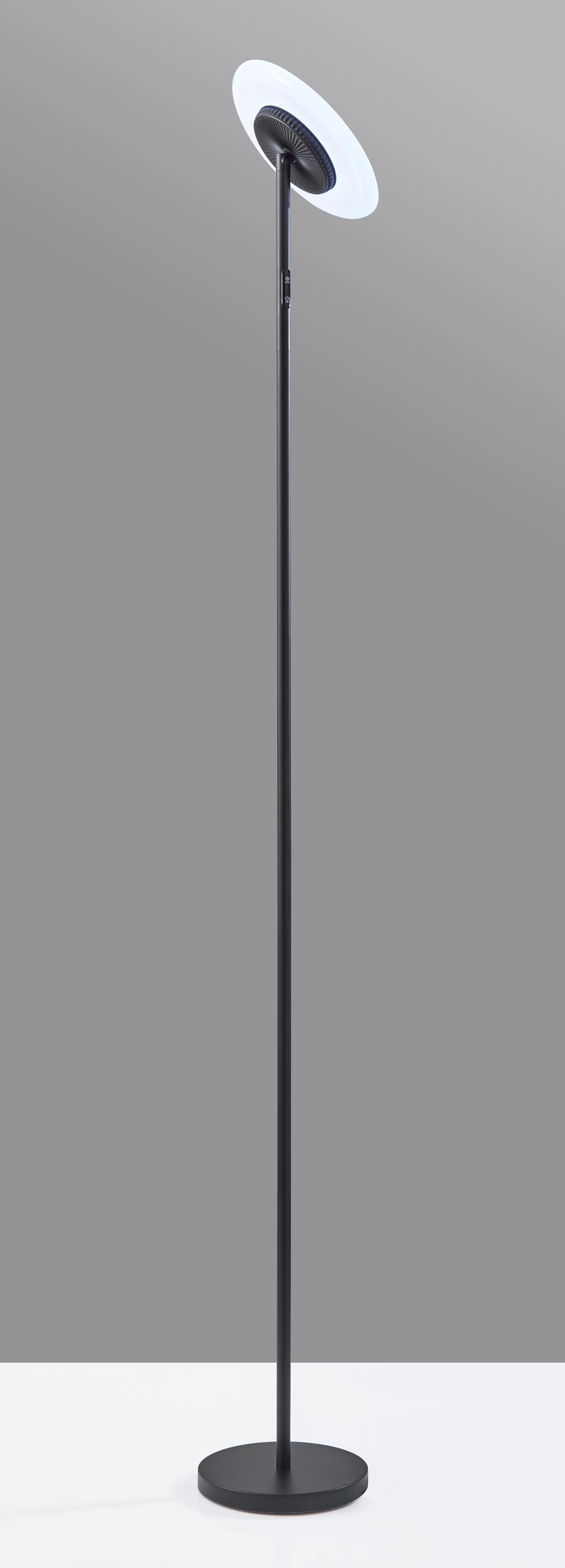 Floor Lamp Classic with LED, Dimmable, Modern - Metal Black Simplee - Universal Fit Model 02A1DA