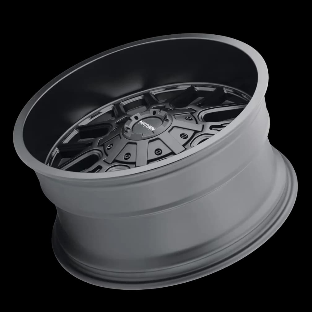 Wheels And Rim Professional with Rugged Wheels, Finish Name: MATTE BLACK, 8108 MATTE BLACK 9-18 - Aluminum Model F200AE