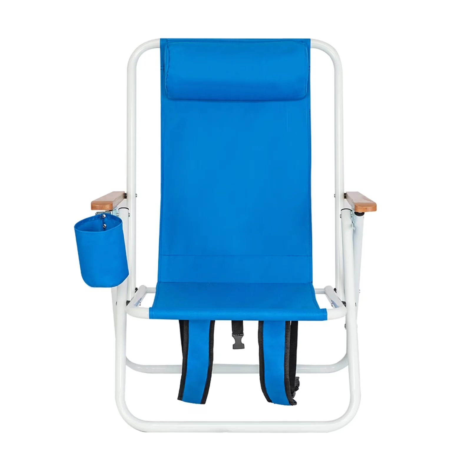 Beach Chair Durable with Adjustable, Folding, Portable Folding Lightweight Backpack - Blue#4 Model 753142