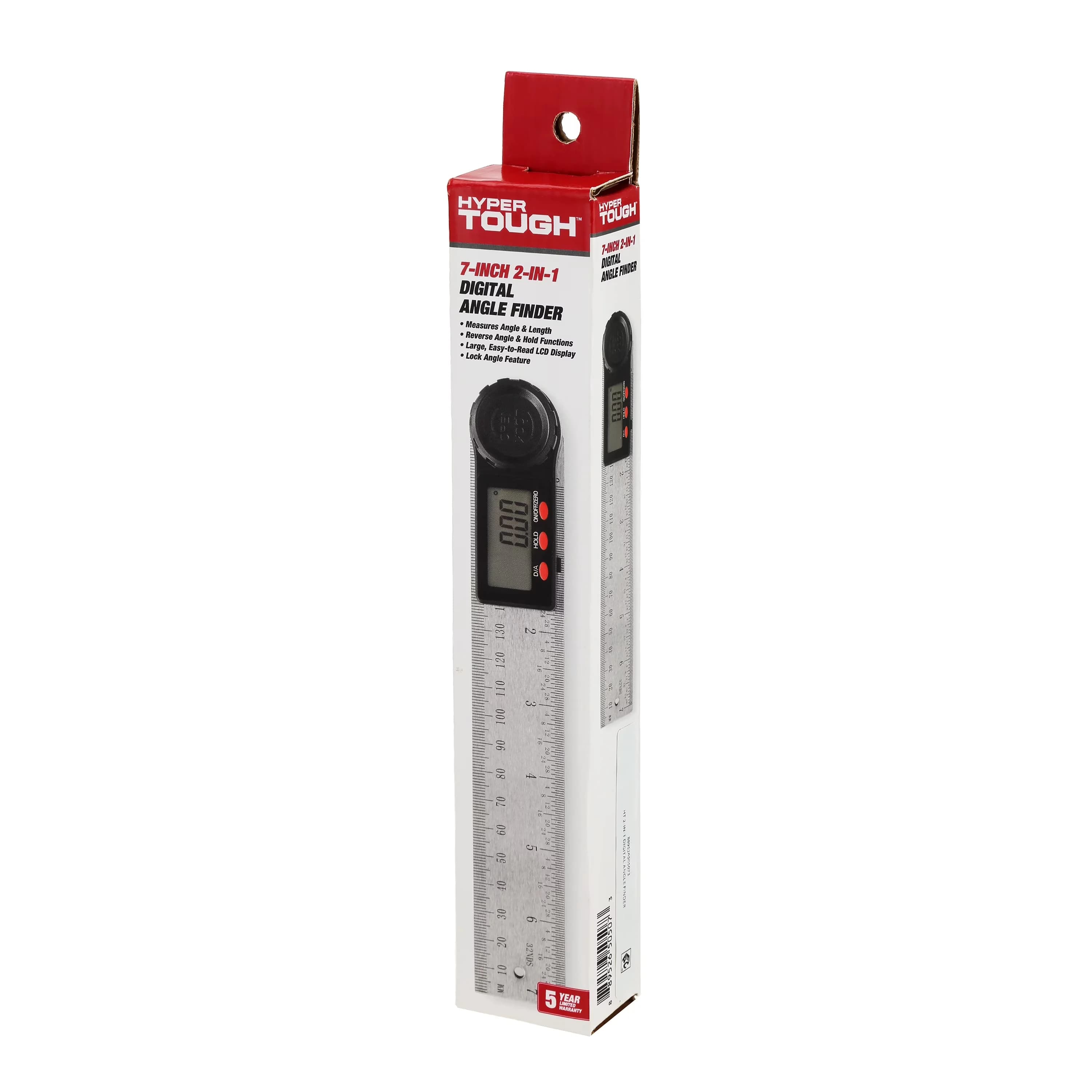Quality Measuring Layout with With Hold Function, Ruler Function, Length 7inch - Steel Model 2BA8E5