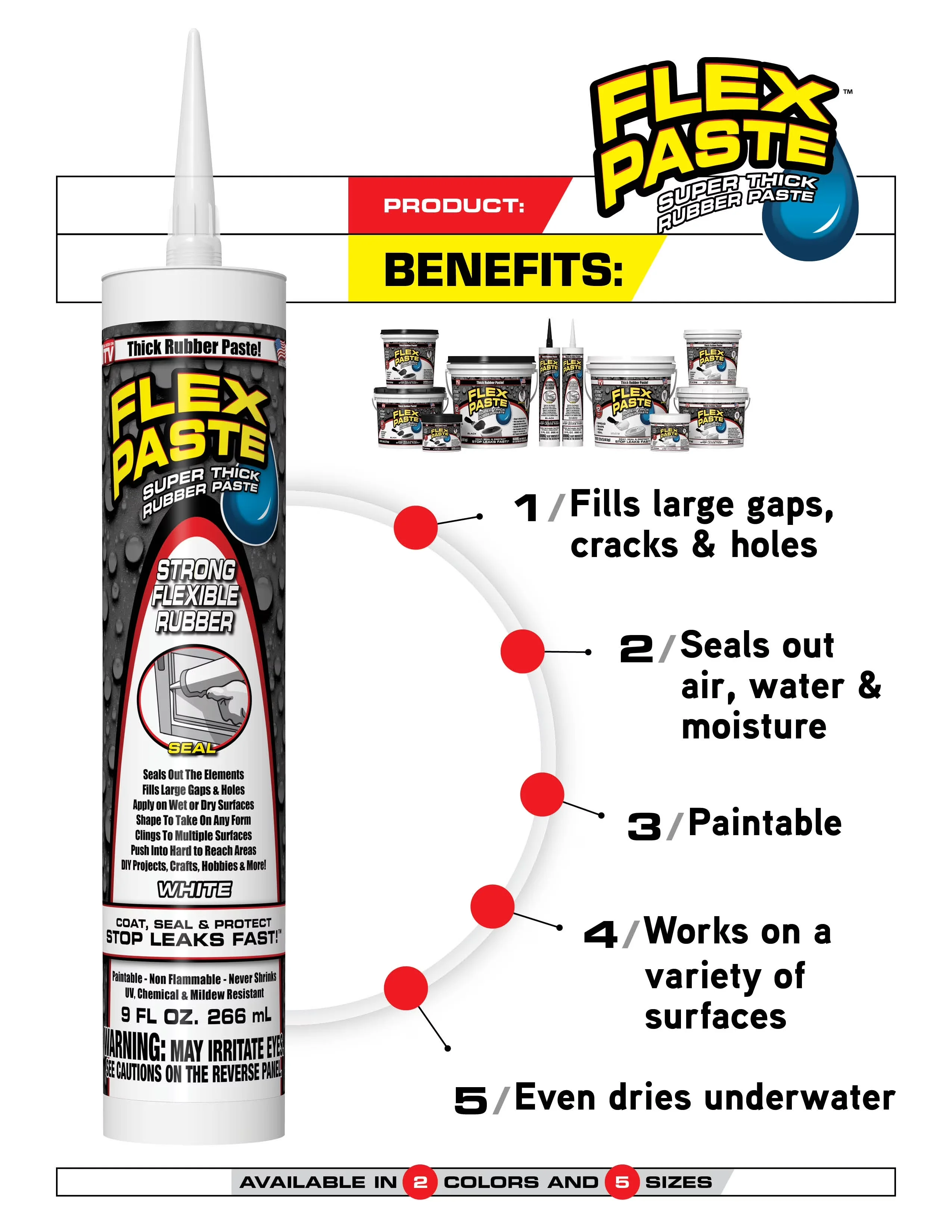 Adhesives Glues In Paint Supplies Tool Professional with Black, 9 oz - Rubber Black Model 6DC6D0