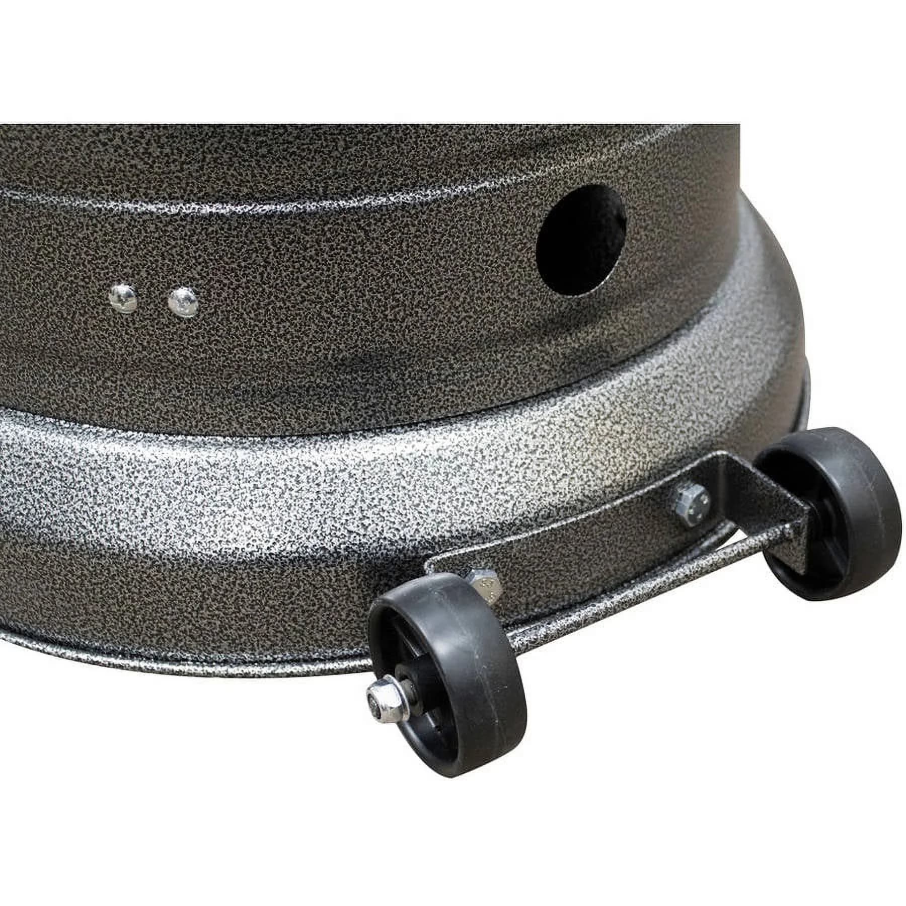 Classic Outdoor Heating with Wheeled, Wheels for easy mobility - Silver HLDS01-W-CB Model C4C909