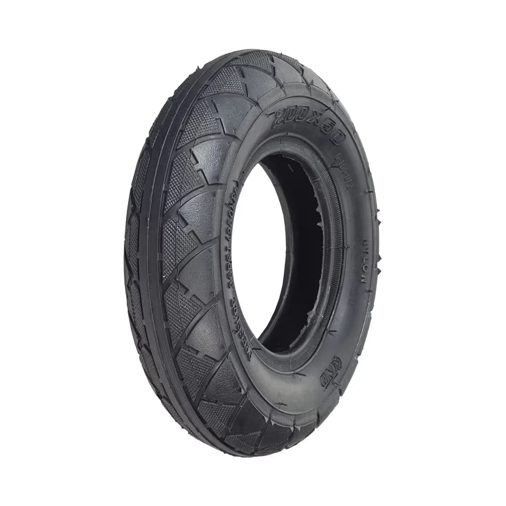 Motor Home And Rv Tire Reliable with Brand: Qind, Q104 Tread, High Performance 200x50 Black Pneumatic - Model D2F1AD