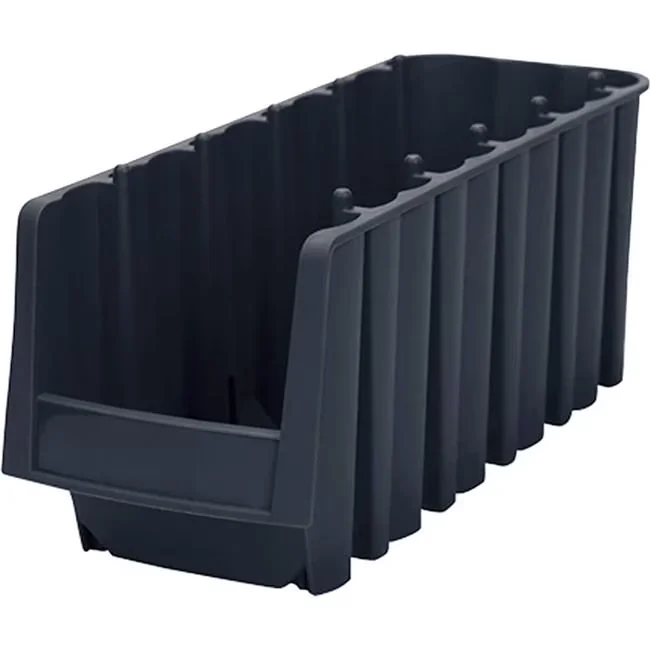 Essential Garage Storage Supply with Storage, Inside Width: 3-4/5 in., Economy Shelf Bin 17-7/8 x 6-5/8 x 7 - Unsure Black Model 700DB6