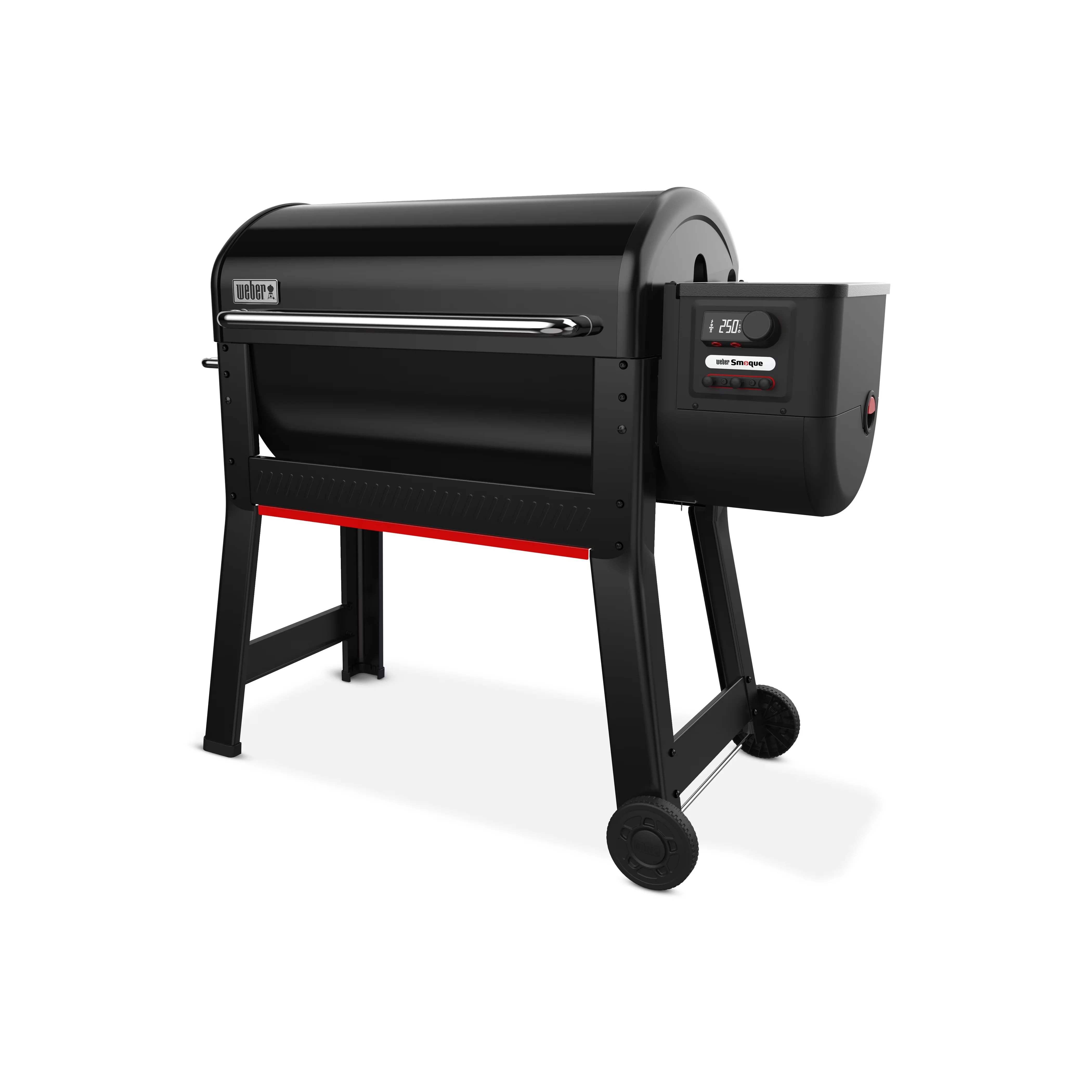 Innovative Smoker with Digital Temperature Control, 34 Inch Wood Fired Pellet - Porcelain Enamel Black Model 5ECE46
