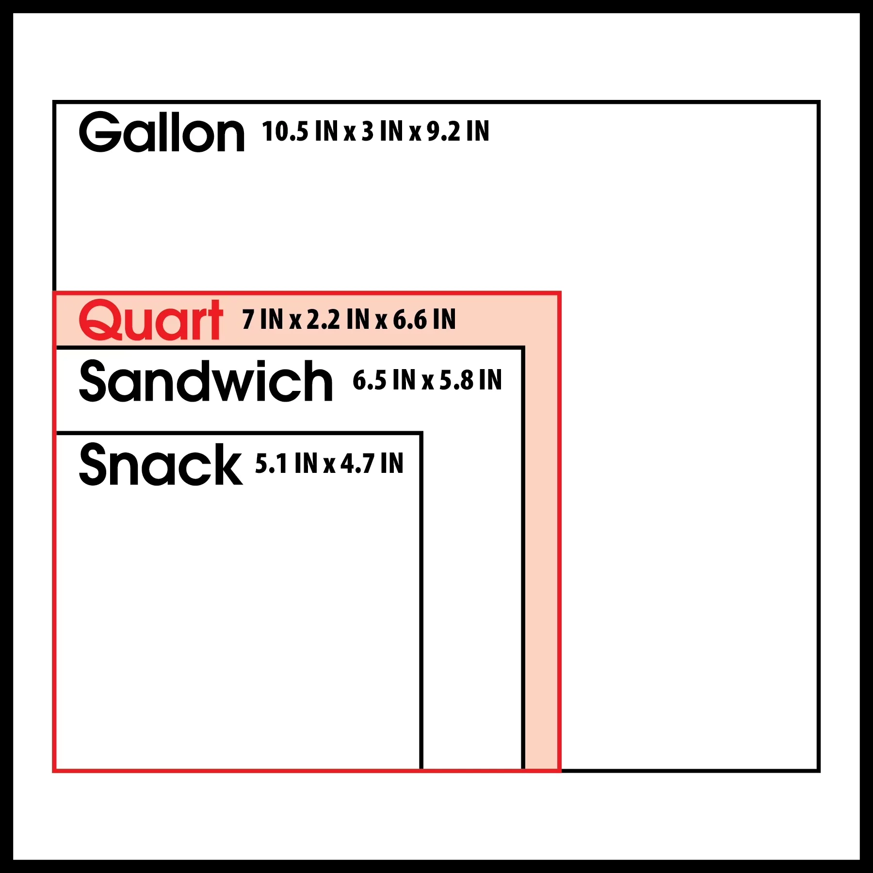 Innovative Moving with Label Panel, Self Standing, 100 Count - Clear Plastic Model 5AC211