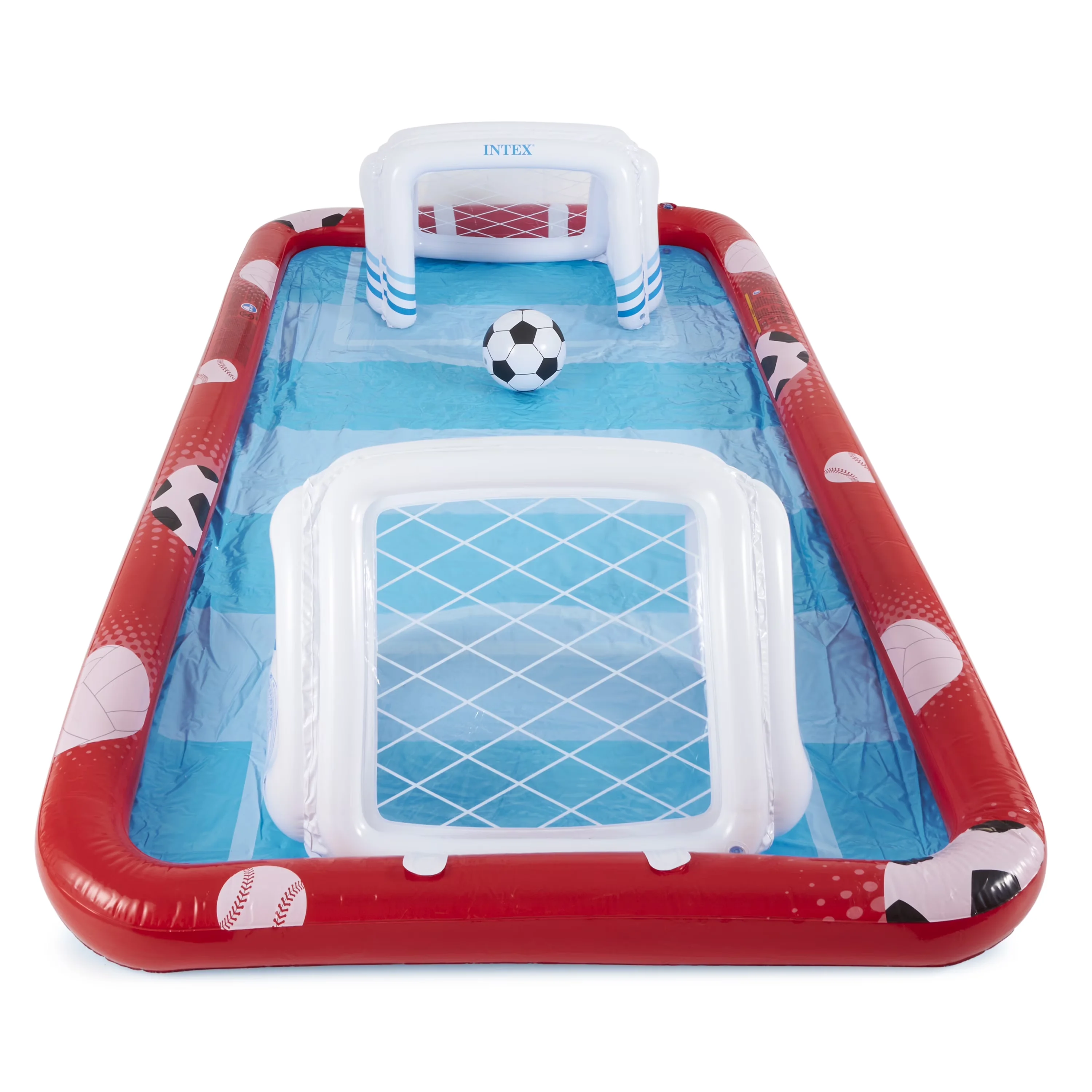Quality Inflatable Pool with Action Sports Play Center, Calling all Sports Fans! - Multicolor Model D5642B