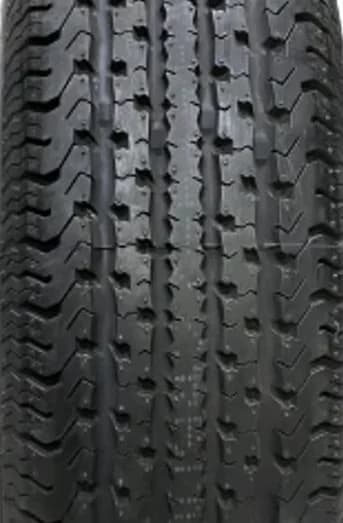 Versatile Trailer Tire with Fits Multiple Makes And Models, Sidewall style: Black Sidewall - Model 1A0D61