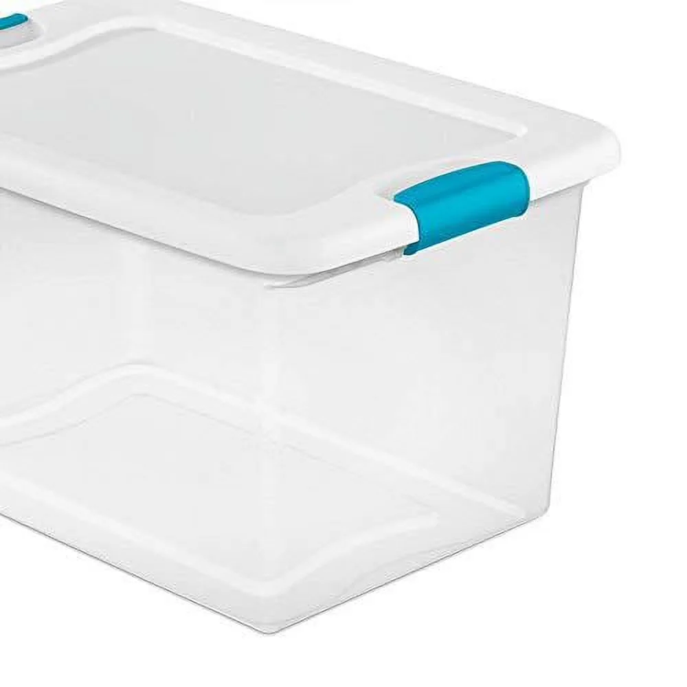 Garage Storage Supply Innovative with Stackable, 64 Qt. Latching Box White, Single unit option - Plastic White Model 522FDA