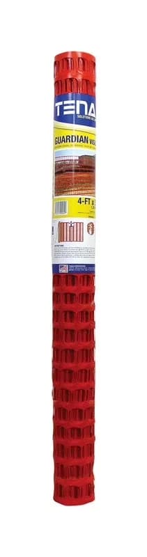 Building Material Efficient with Uv Resistant, mdseClass - YARD AND GARDEN FENCING, ORG (Pack of 1) - Orange High Density Polyethylene Model E1BD81