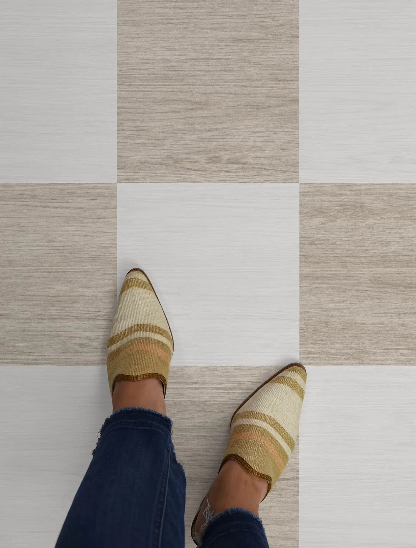 Grey Vinyl Flooring Vinyl Plank Flooring Classic with Easy Installation, Peel and stick to apply - Virgin Vinyl Brown Model 40E16A