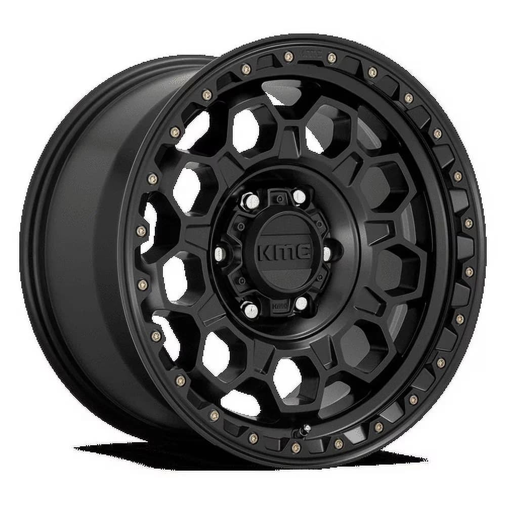 Modern Wheels And Rim with Offset: 35mm, Bolt Pattern: 5x4.5 - Black Cast Aluminum Model 8962A8