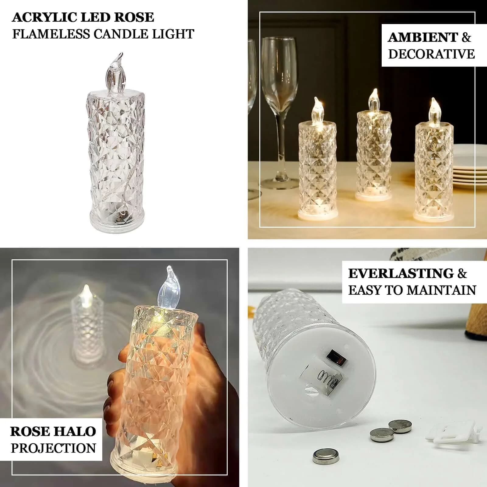 Reliable Table Lamp with LED, Battery - Plastic Type1 3 Pack for Daily Use Model 99D9D7