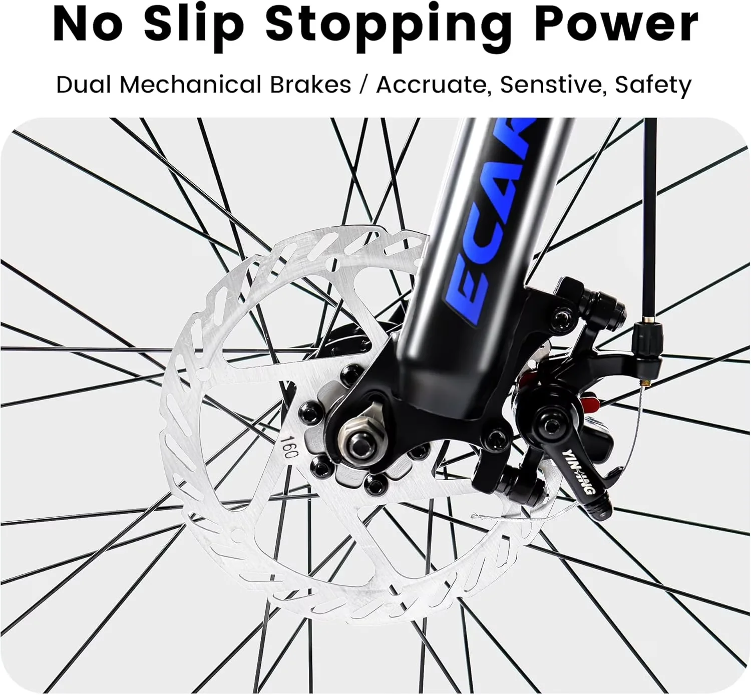 Durable Mountain Bike with Lightweight, DURABILITY & ADJUSTABILITY, 21-Speed Shimano Twist Shifting - Blue-26 Inch Model 4FB42E