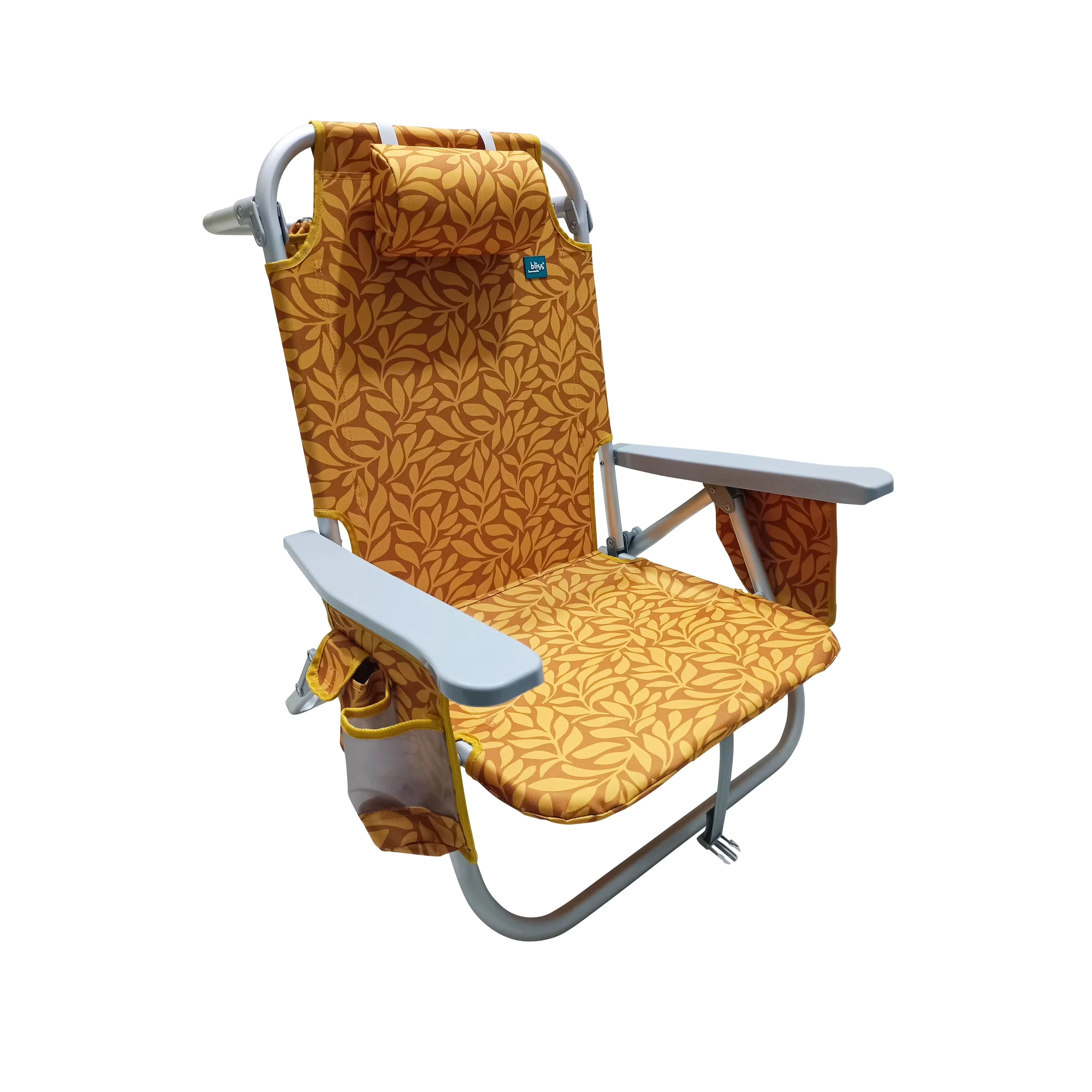 Versatile Beach Chair with Weather-Resistant, Adjustable, Rust Resistant - Aluminum, Polyester Model 680A48
